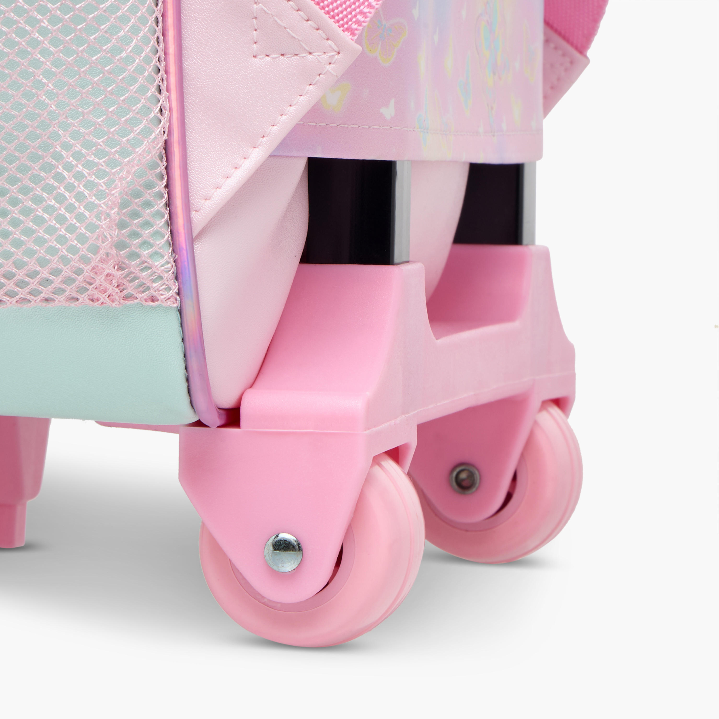 Minmie Butterfly Trolley Bag for Girls 5-8 Years with Retractable Handle – 14 inches-school-bagsandbackpacks-trolleybags-image-10