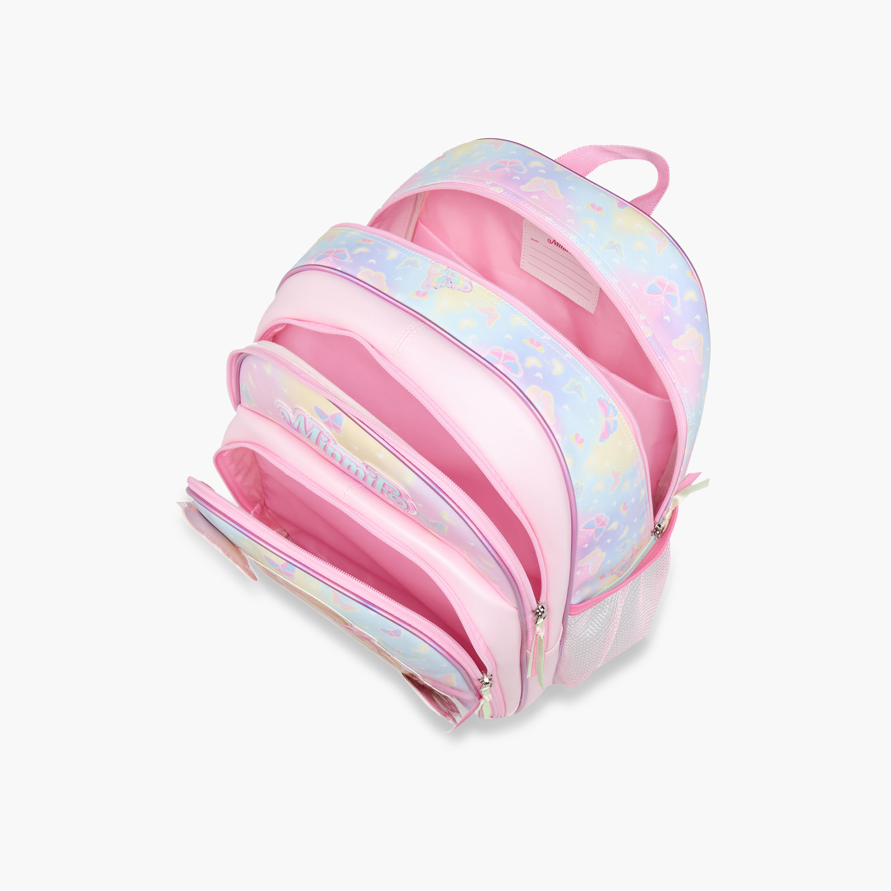 Minmie Graphic Print 16-inch Backpack with Adjustable Shoulder Straps - 31x15x41 cms-school-bagsandbackpacks-backpacks-image-8