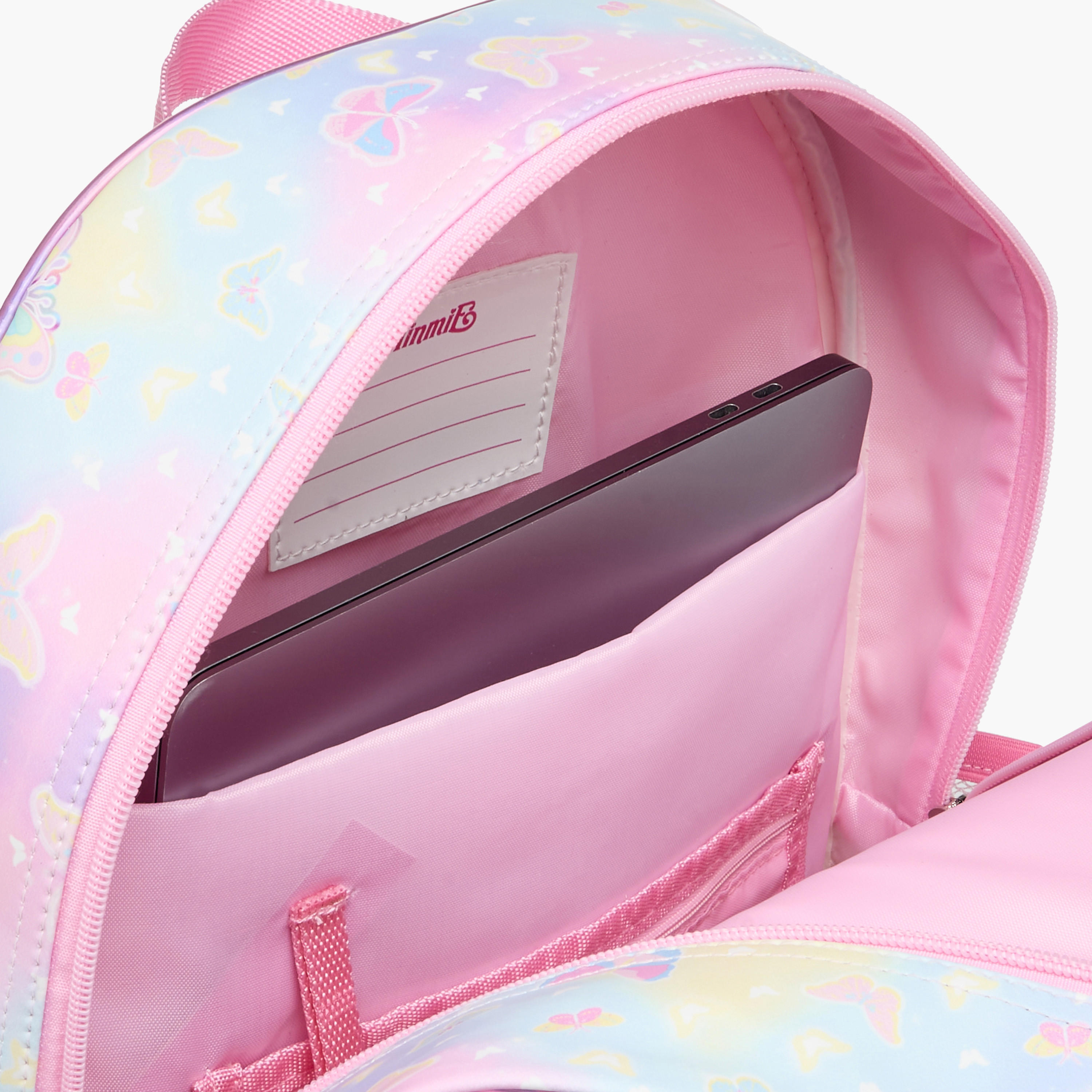 Minmie Graphic Print 16-inch Backpack with Adjustable Shoulder Straps - 31x15x41 cms-school-bagsandbackpacks-backpacks-image-9