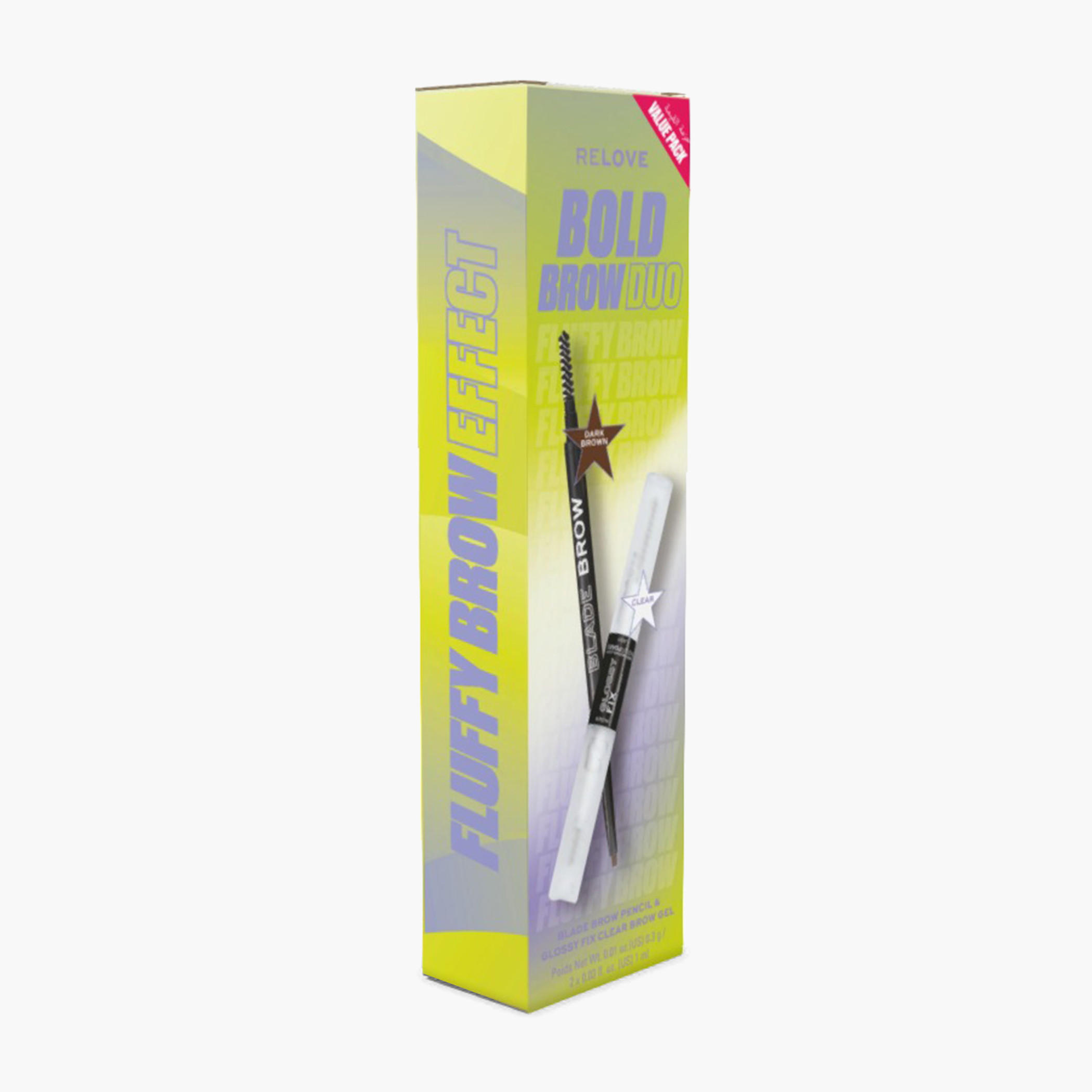 Makeup Revolution Relove Fluffy Brow Duo Set-beautyandpersonalcare-giftsets-image-1