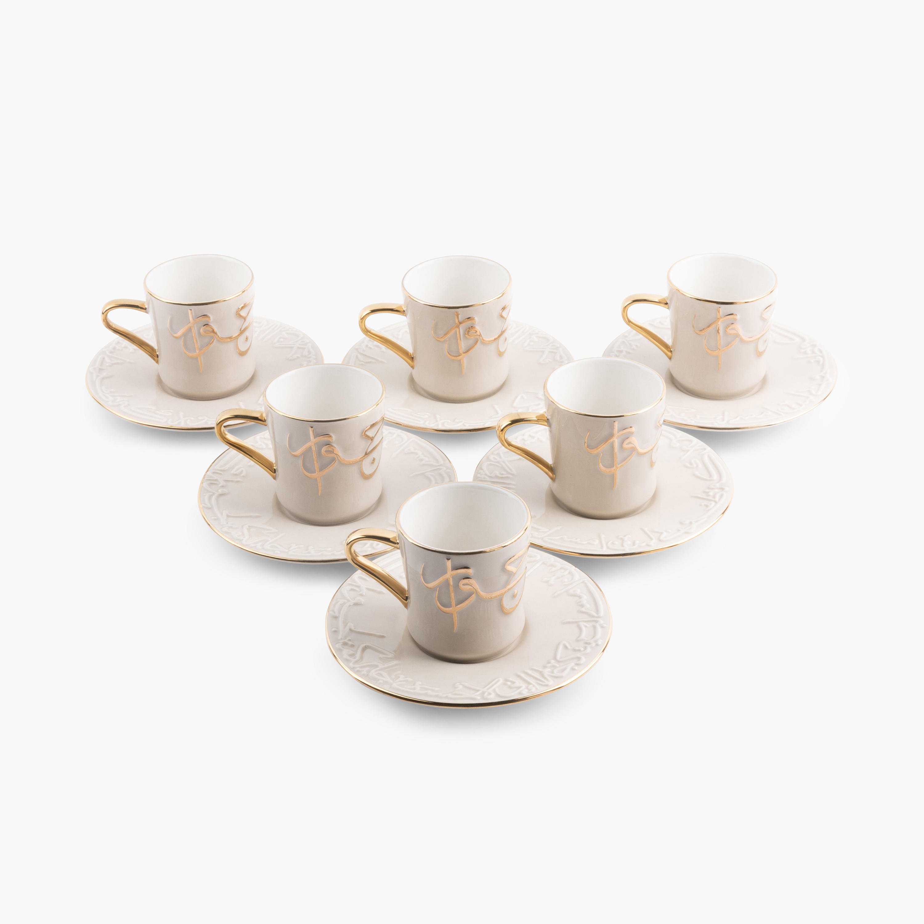 طقم فناجين شاي وصحون بورسلان 12 قطعة جيوار من أوتانتيك - 80 مل-household-dining-teaandcoffee-teaandcoffeesets-image-5