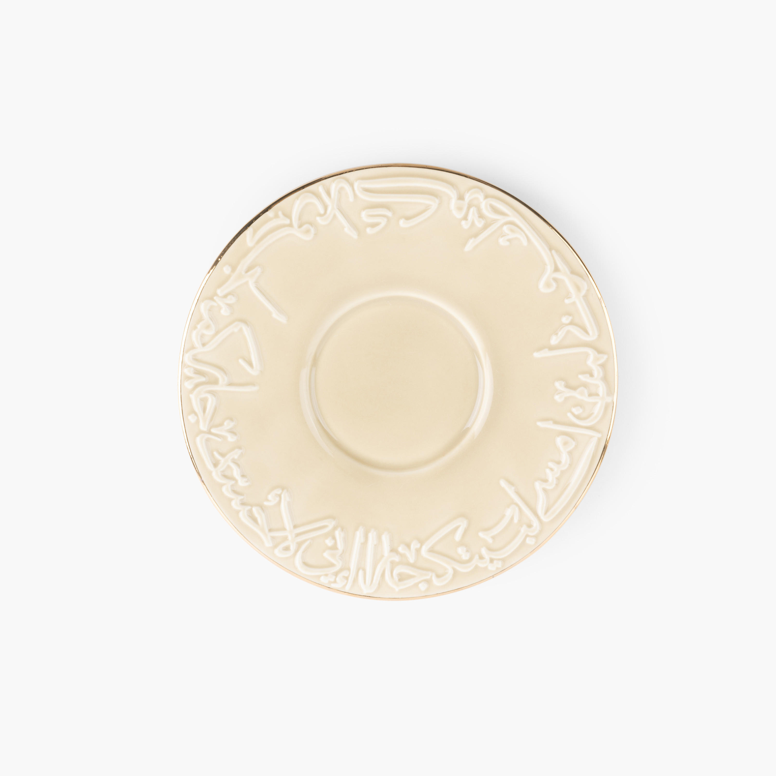 طقم فناجين شاي وصحون بورسلان بنقوش كاليجرافي 19 قطعة جيوار من أوتانتيك - 200 مل-household-dining-teaandcoffee-teaandcoffeesets-image-4