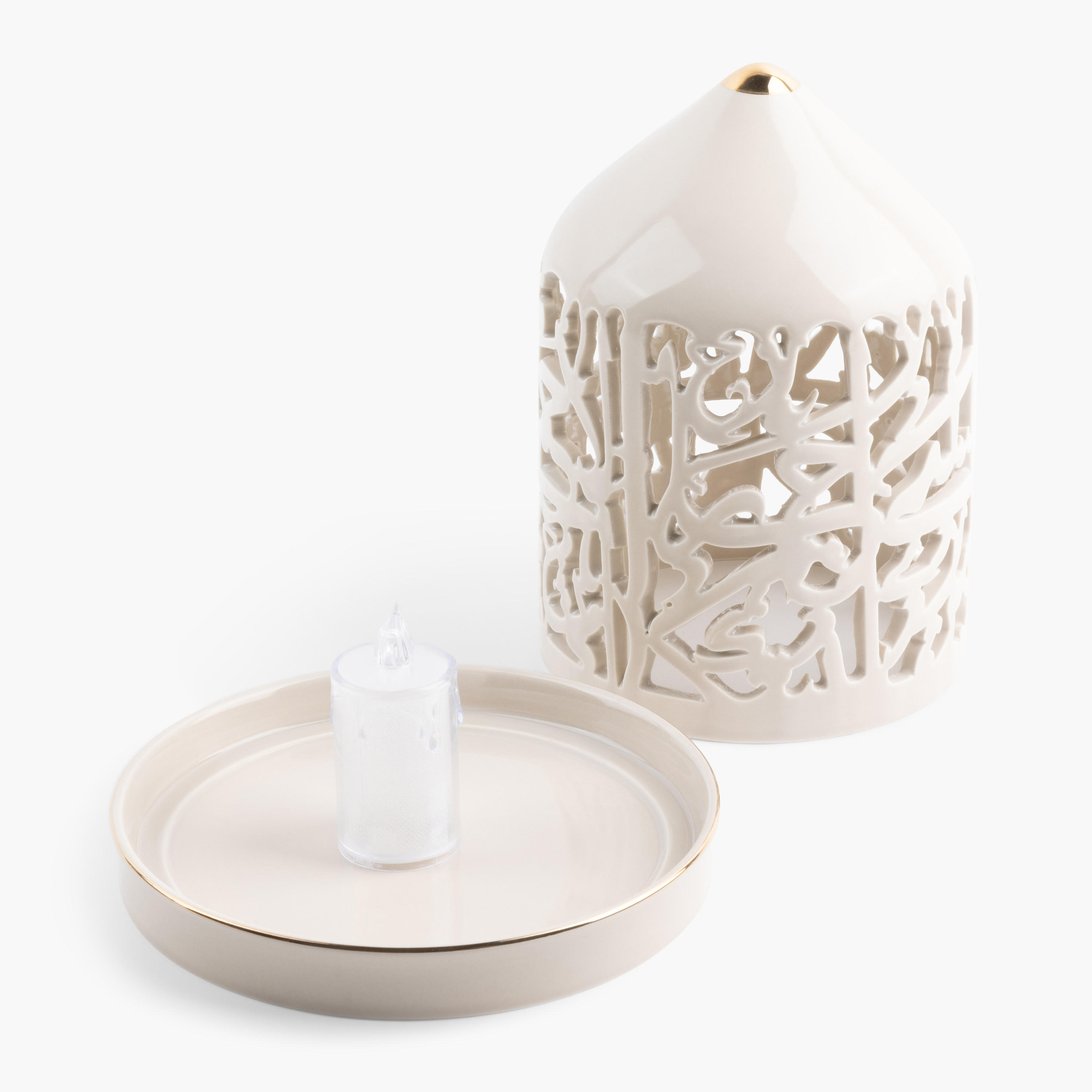 Otantik Asalah Electronic Candleholder - 21 cms-household-decor-candleholdersandlanterns-image-3