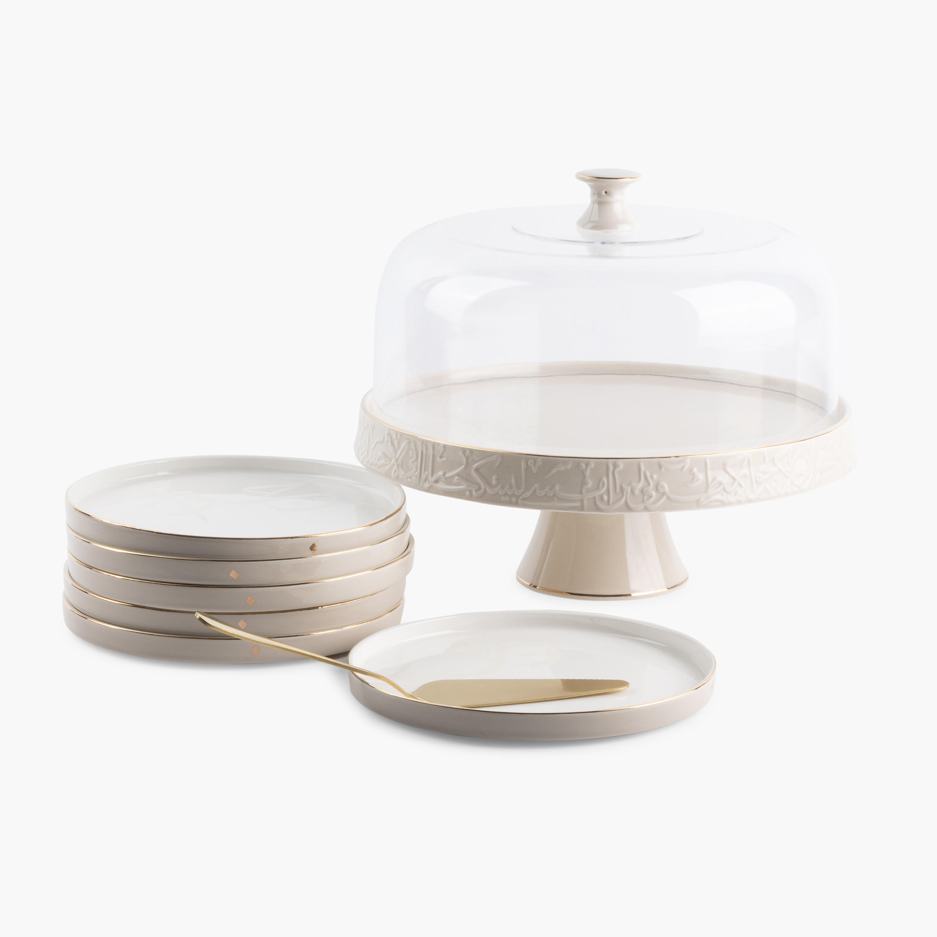 Otantik Jiwar 9-Piece Cake Serving Set-household-dining-serveware-cakestands-image-2
