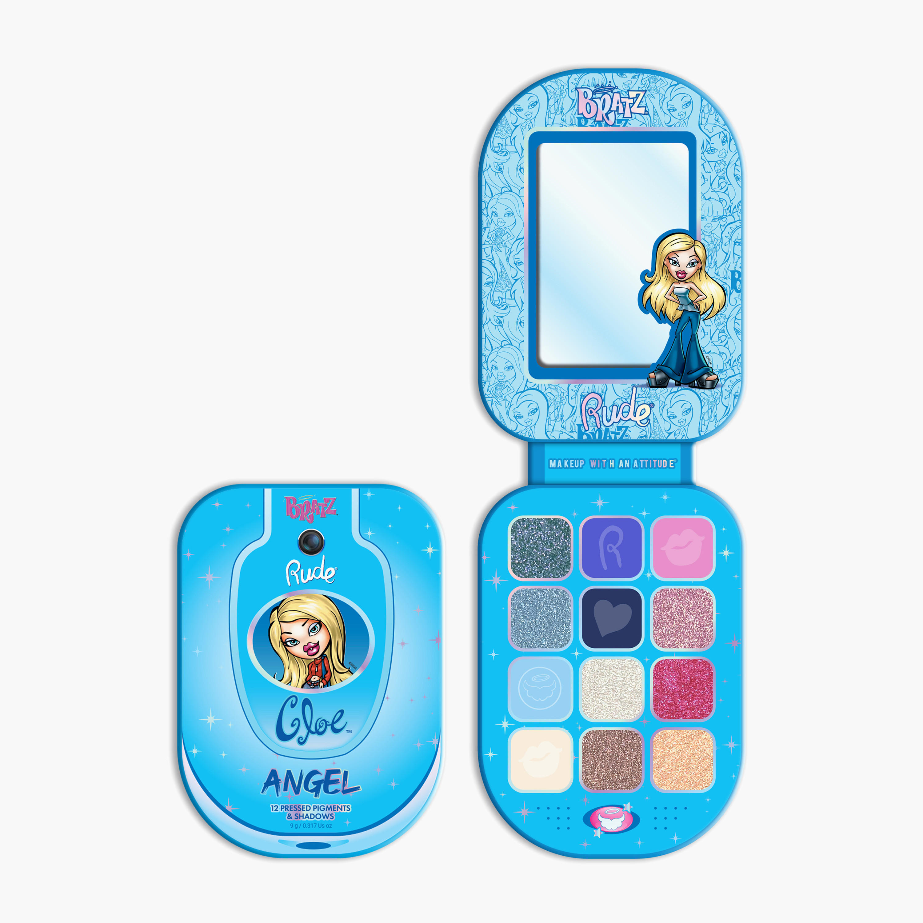 Rude Bratz Eyeshadow Palette - 9 gms-beautyandpersonalcare-makeup-eyes-eyeshadows-image-1