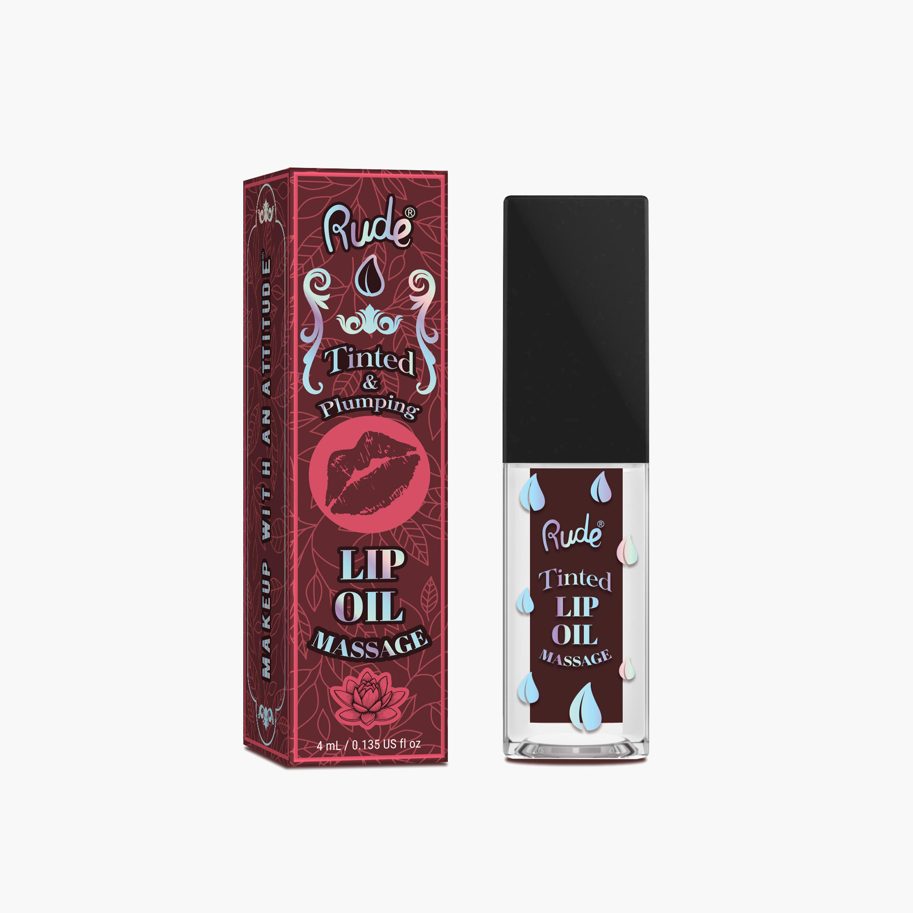 Rude Tinted and Plumping Lip Oil Massage - 0.14 gms-beautyandpersonalcare-makeup-lips-lipglossesandbalms-image-1
