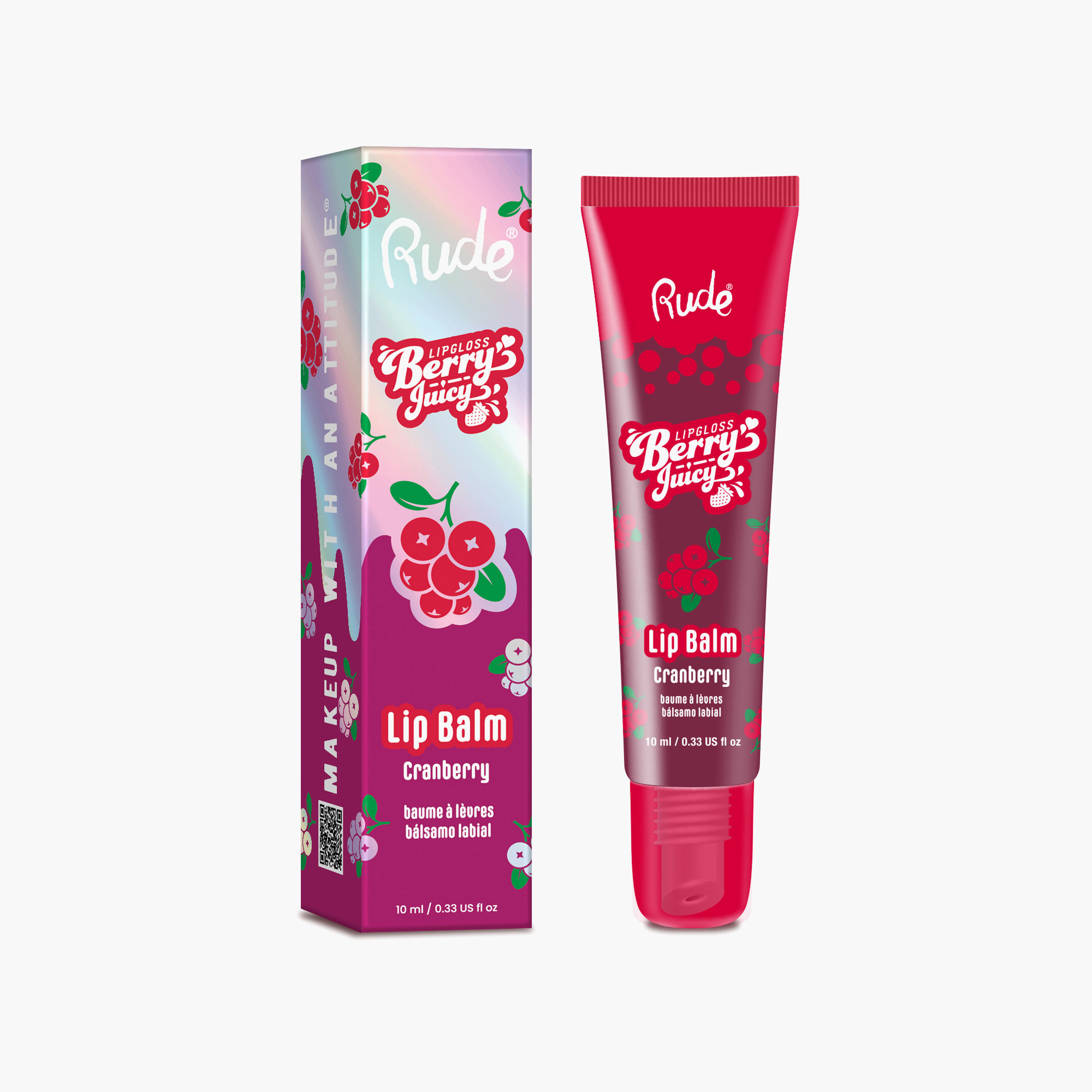 Rude Berry Juicy Lip Balm - 10 ml-beautyandpersonalcare-makeup-lips-lipglossesandbalms-image-2