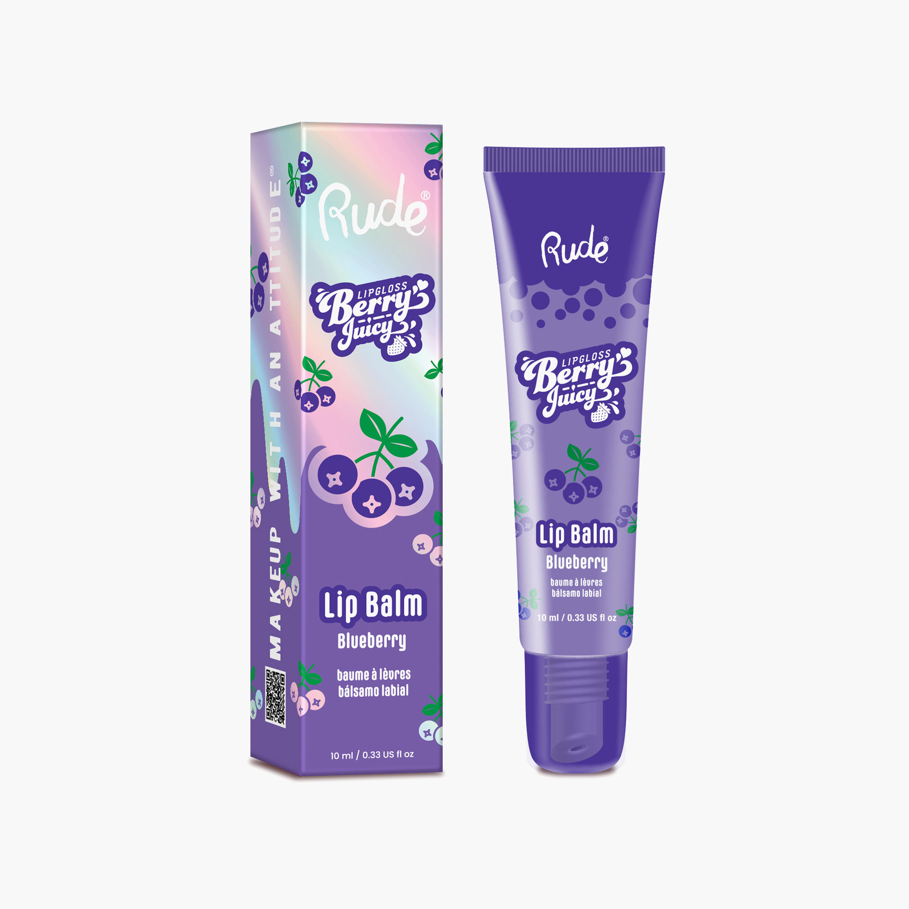 Rude Berry Juicy Lip Balm - 10 ml-beautyandpersonalcare-makeup-lips-lipglossesandbalms-image-1