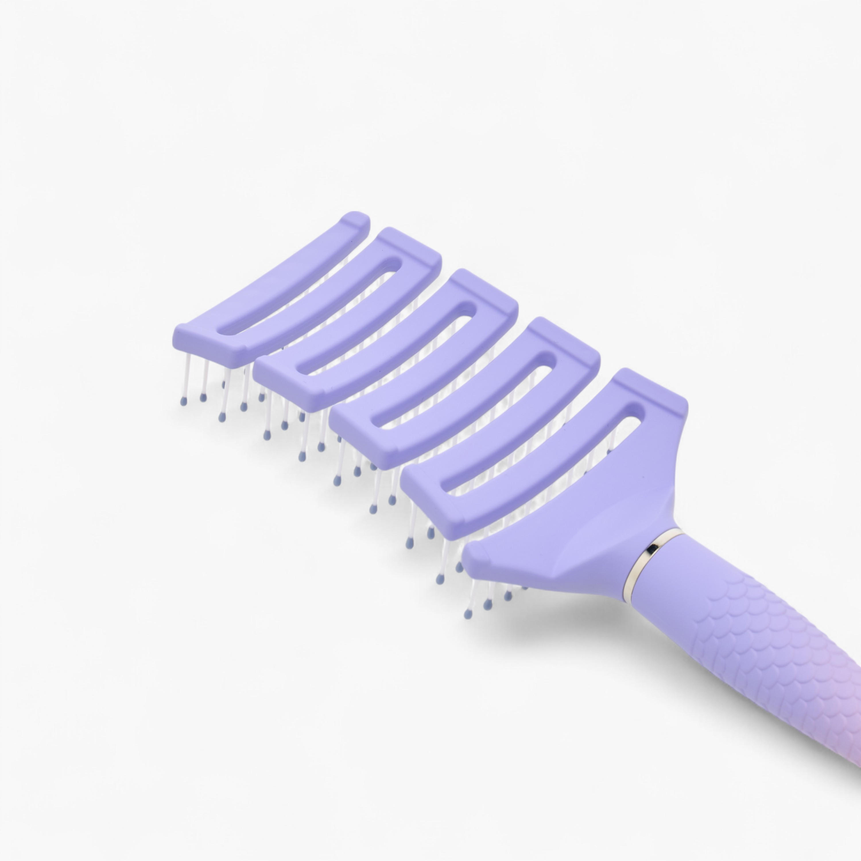 Mermaid Tail Shaped Detangle Hairbrush-beautyandpersonalcare-hair-stylingtools-hairbrushesandcombs-image-5