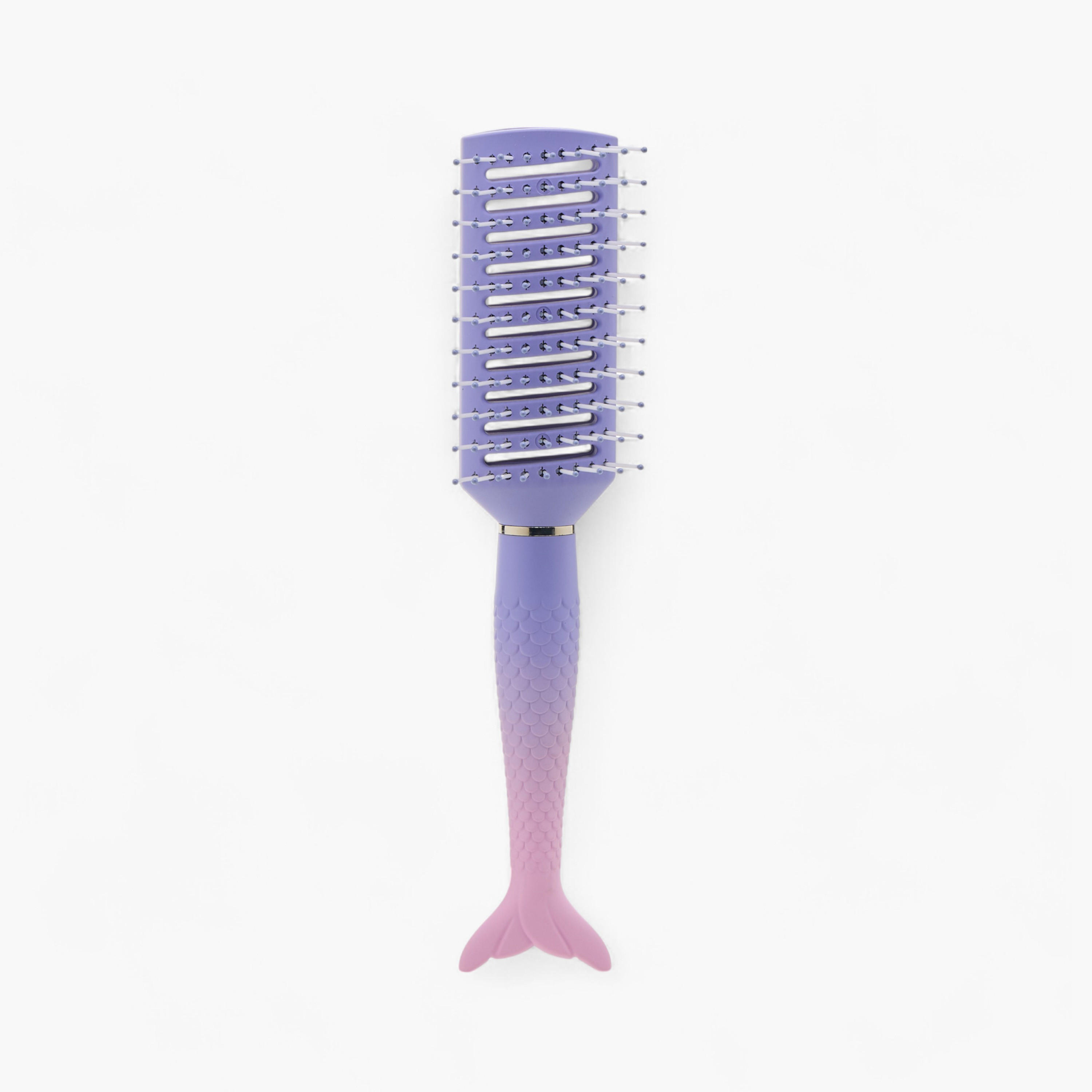 Mermaid Tail Paddle Hairbrush-beautyandpersonalcare-hair-stylingtools-hairbrushesandcombs-image-1