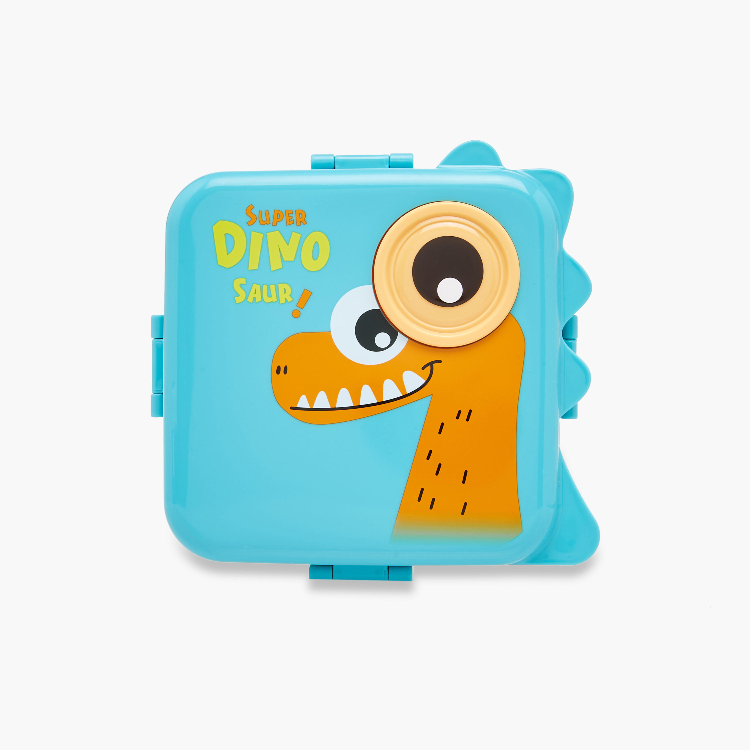 Dinosaur Print Sectioned Lunch Box with Spoon-school-lunchessentials-lunchboxes-image-3