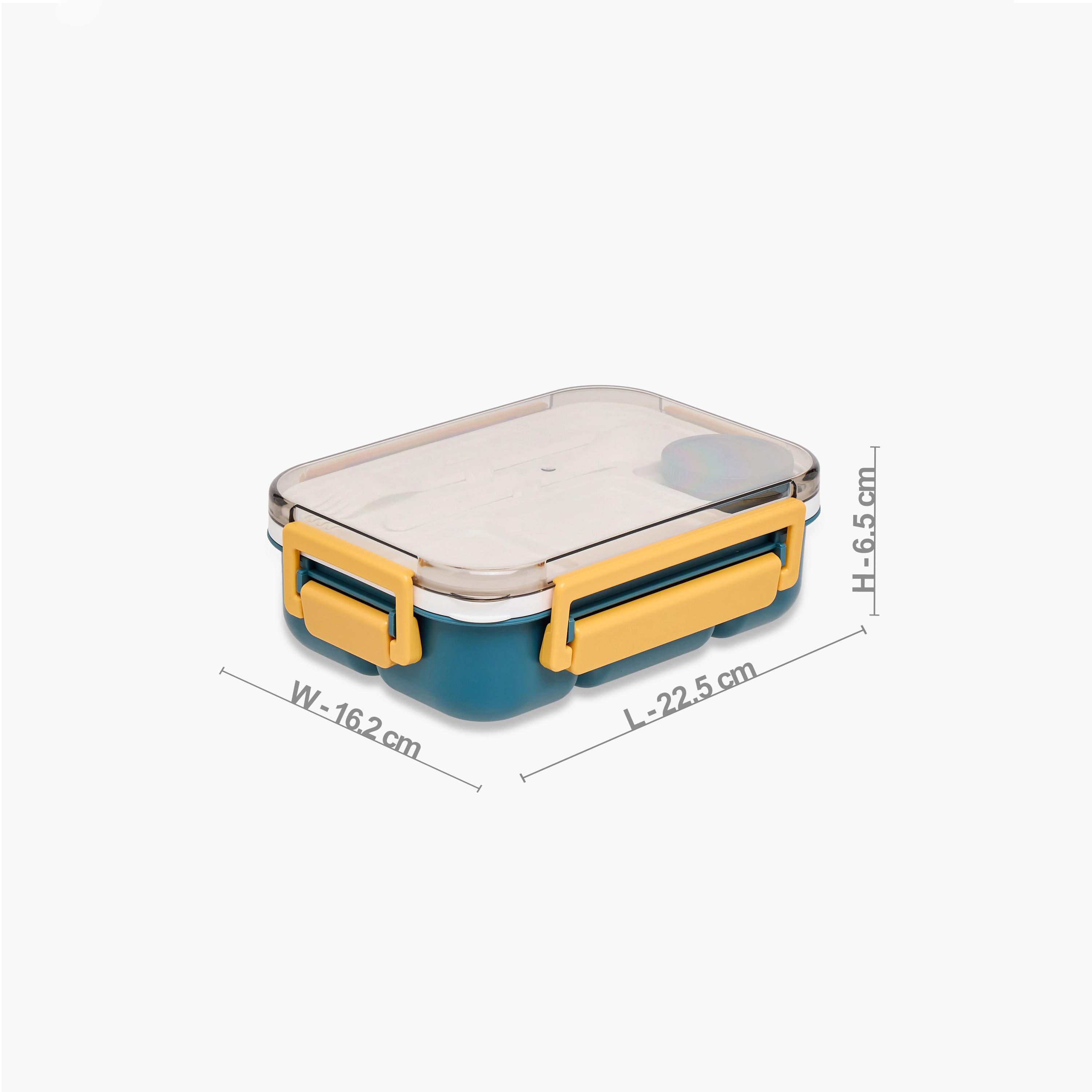 Solid Sectioned Lunch Box with Cutlery-school-lunchessentials-lunchboxes-image-2