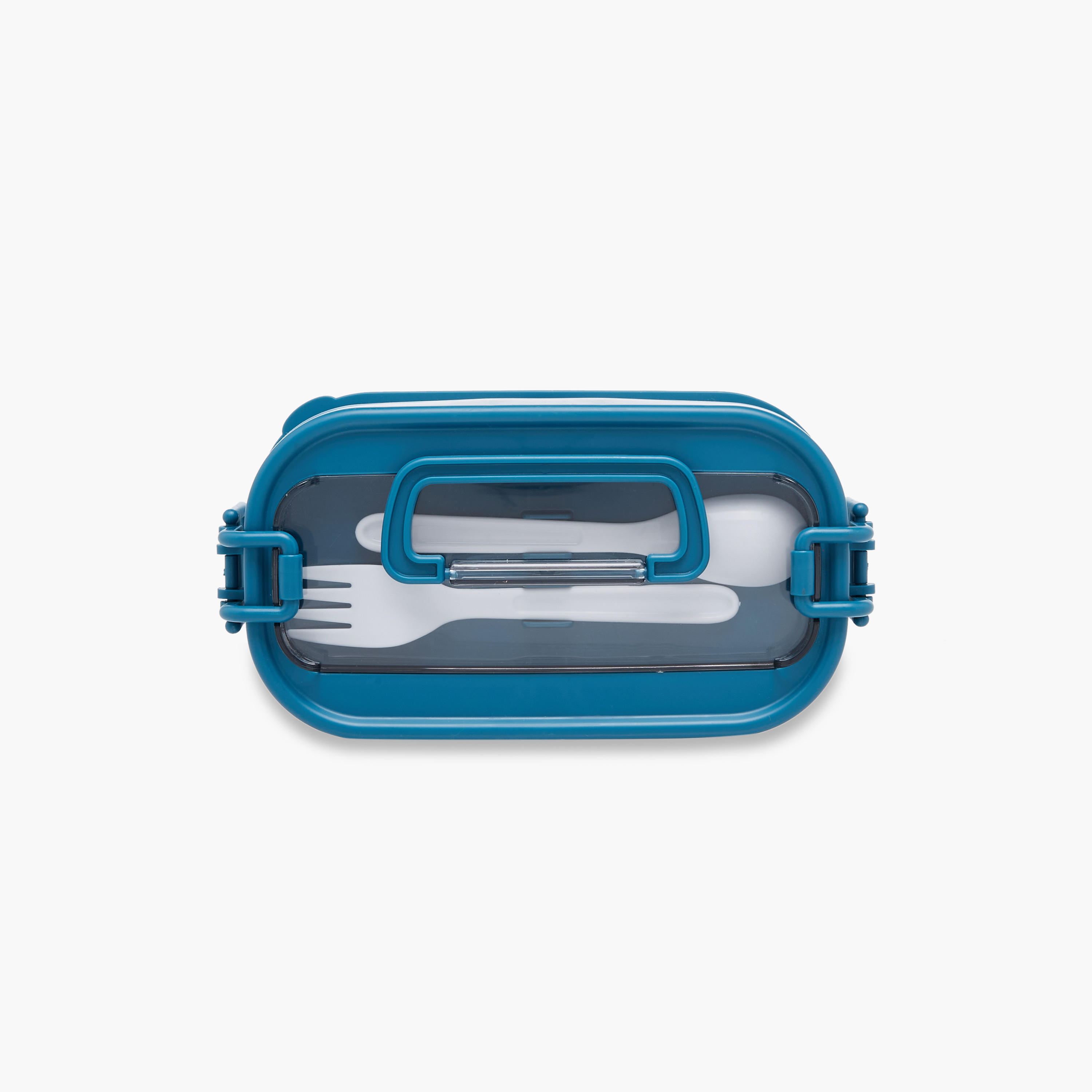Solid 3-Compartment Lunch Box with Spoon and Fork - 1.3 L-school-lunchessentials-lunchboxes-image-3