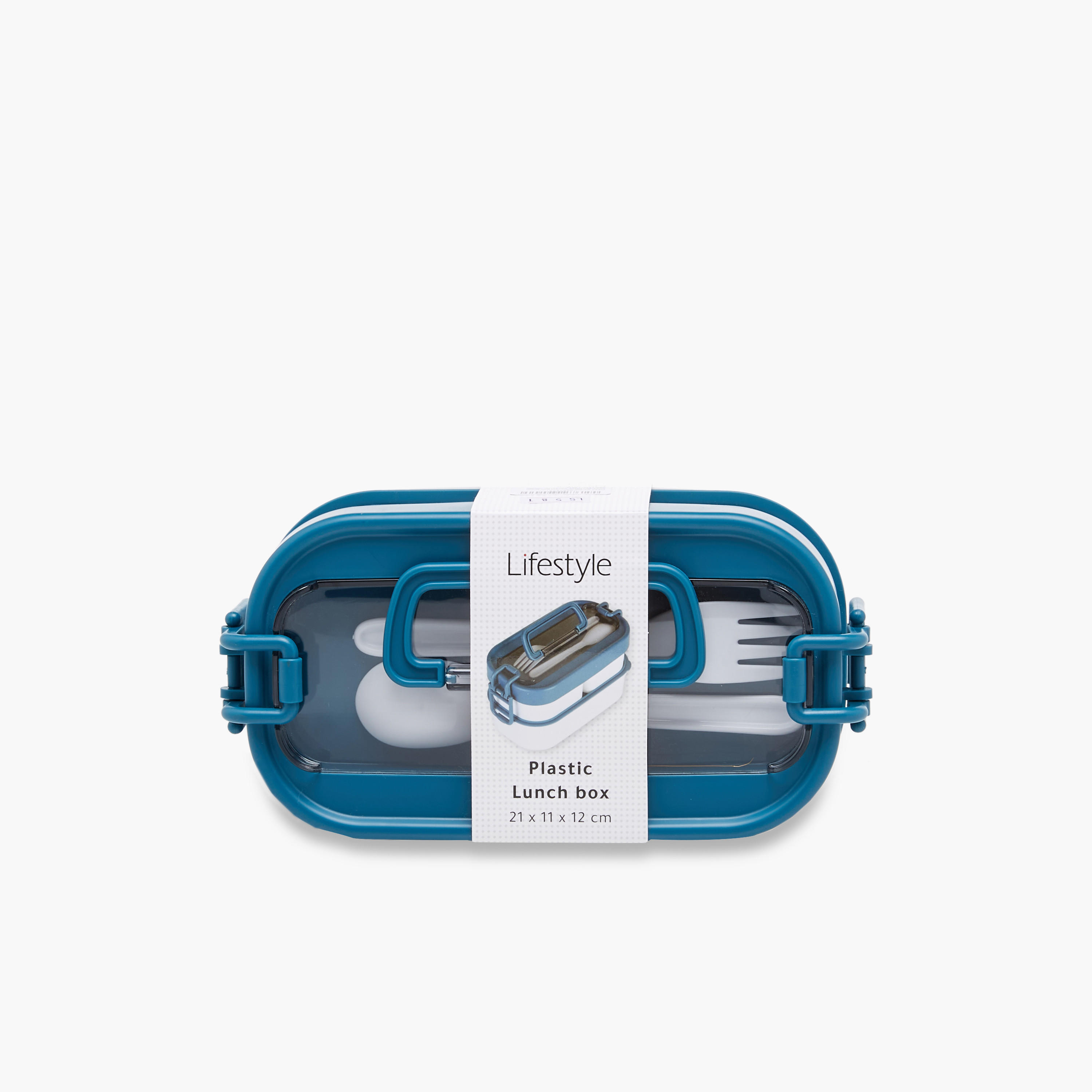 Solid 3-Compartment Lunch Box with Spoon and Fork - 1.3 L-school-lunchessentials-lunchboxes-image-7