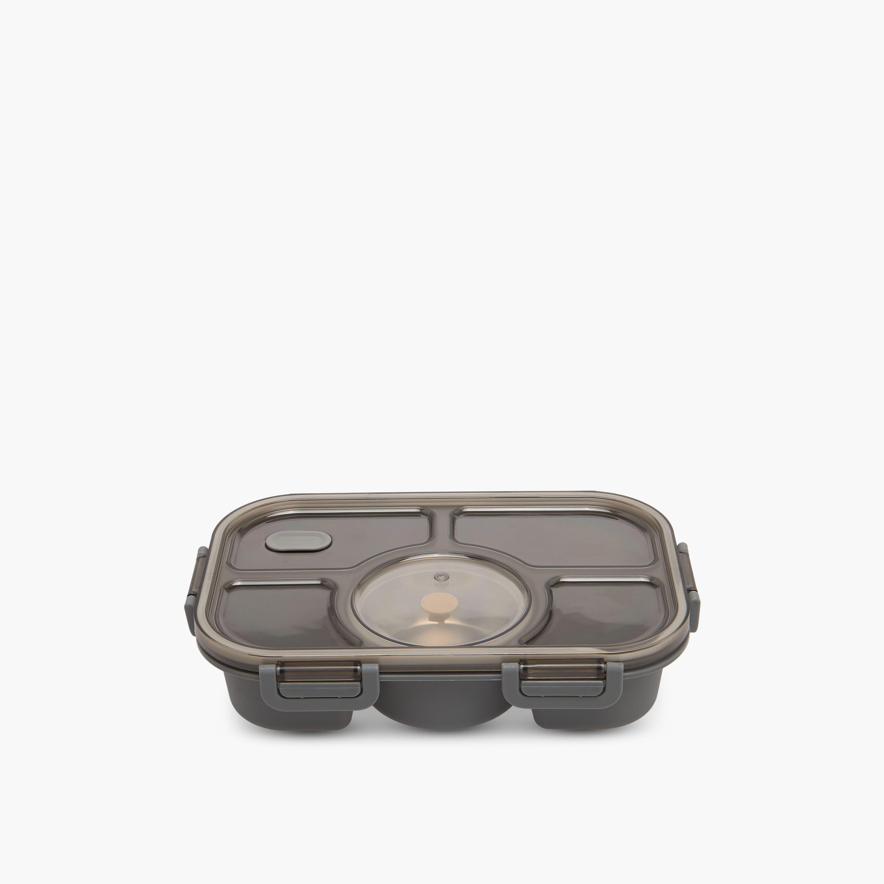 Solid Sectioned Lunch Box with Food Bowl-school-lunchessentials-lunchboxes-image-1