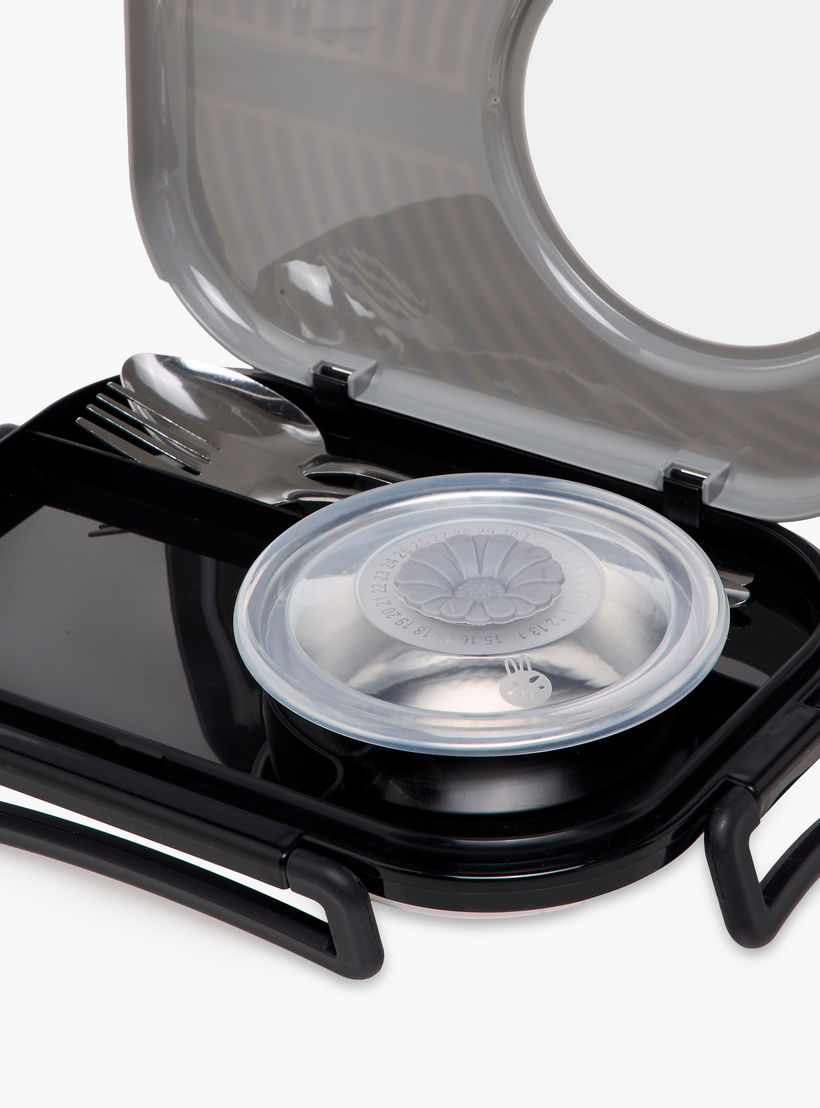 صندوق غداء ستانلس ستيل بقسمين مع ملعقة وشوكة - 1 لتر-school-lunchessentials-lunchboxes-image-5