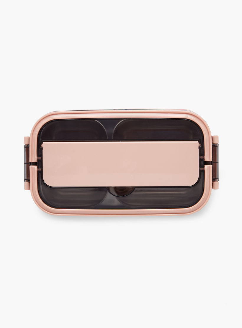 Solid 2-Layer Stainless Steel Lunch Box with Cutlery - 1400 ml-school-lunchessentials-lunchboxes-image-3