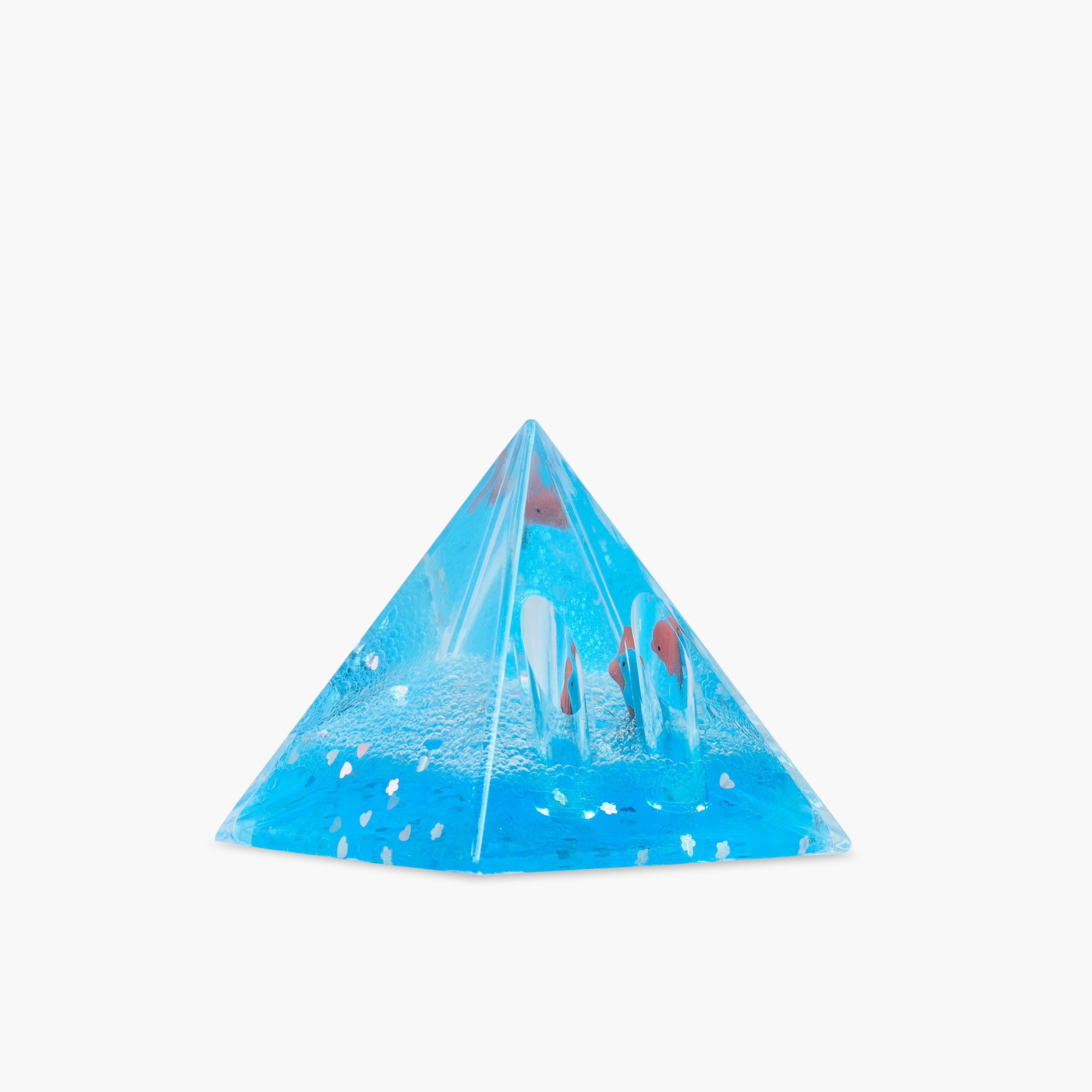 Acrylic Pyramid Paper Holder - 8x8x8 cms-household-decor-decorativeobjectsandsculptures-image-2