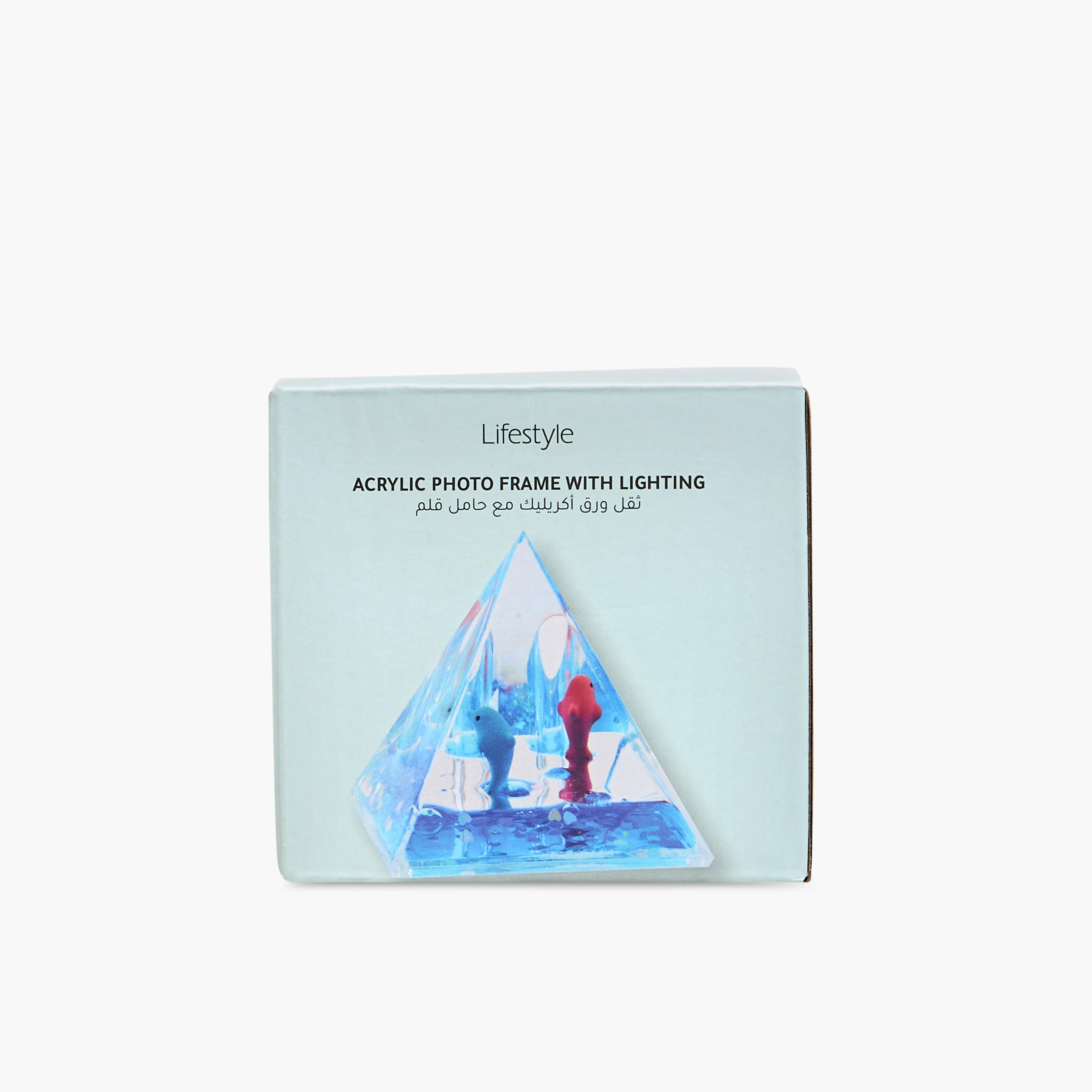 Acrylic Pyramid Paper Holder - 8x8x8 cms-household-decor-decorativeobjectsandsculptures-image-5