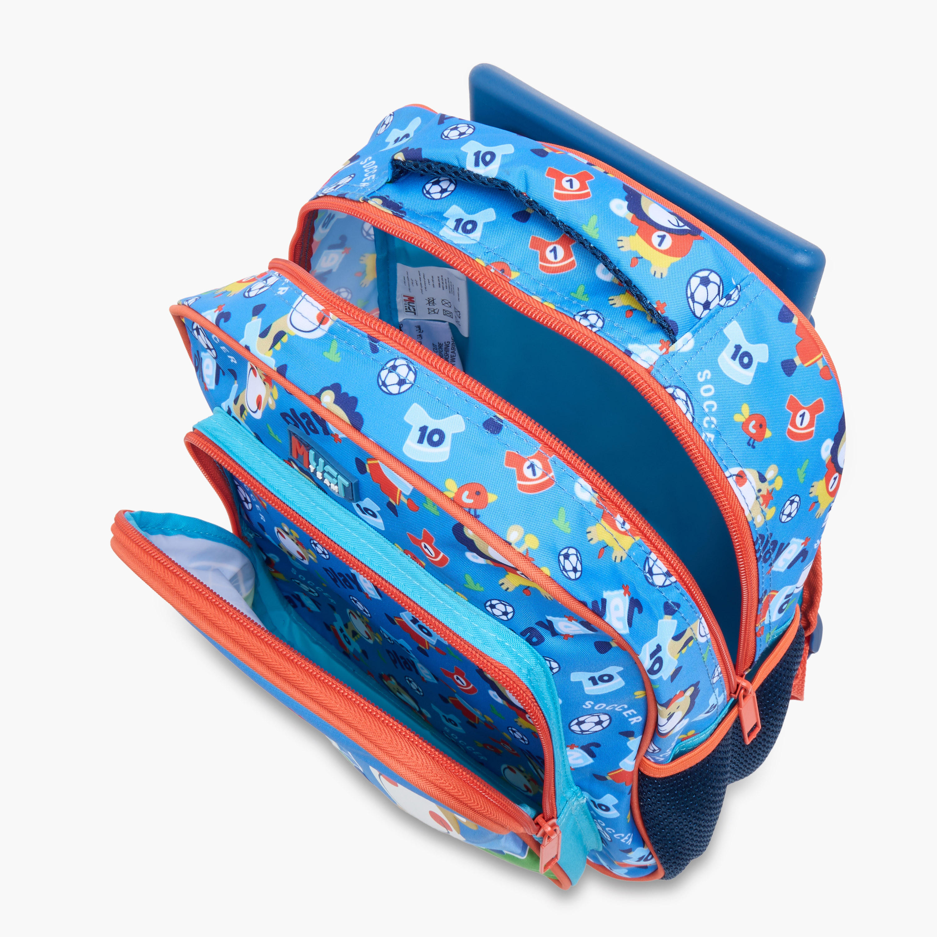 MUST 3-Piece Animal Print 12-inch Trolley Backpack Set - 27x10x31 cms-school-bagsandbackpacks-trolleybags-image-17