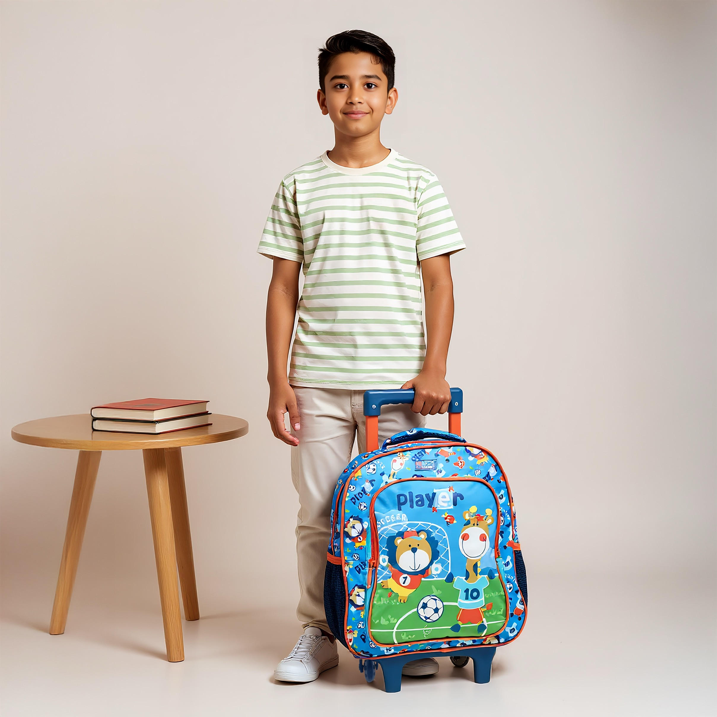 MUST 3-Piece Animal Print 12-inch Trolley Backpack Set - 27x10x31 cms-school-bagsandbackpacks-trolleybags-image-3