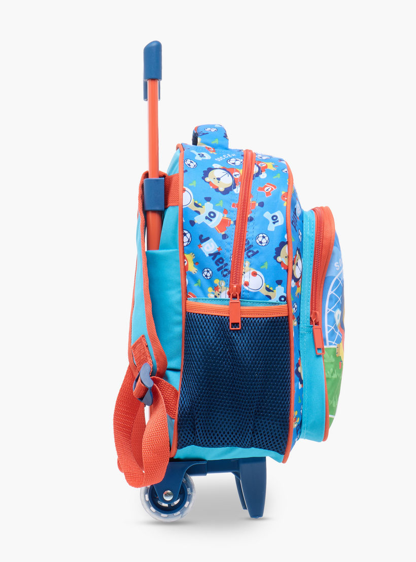 MUST 3-Piece Animal Print 12-inch Trolley Backpack Set - 27x10x31 cms-school-bagsandbackpacks-trolleybags-image-6
