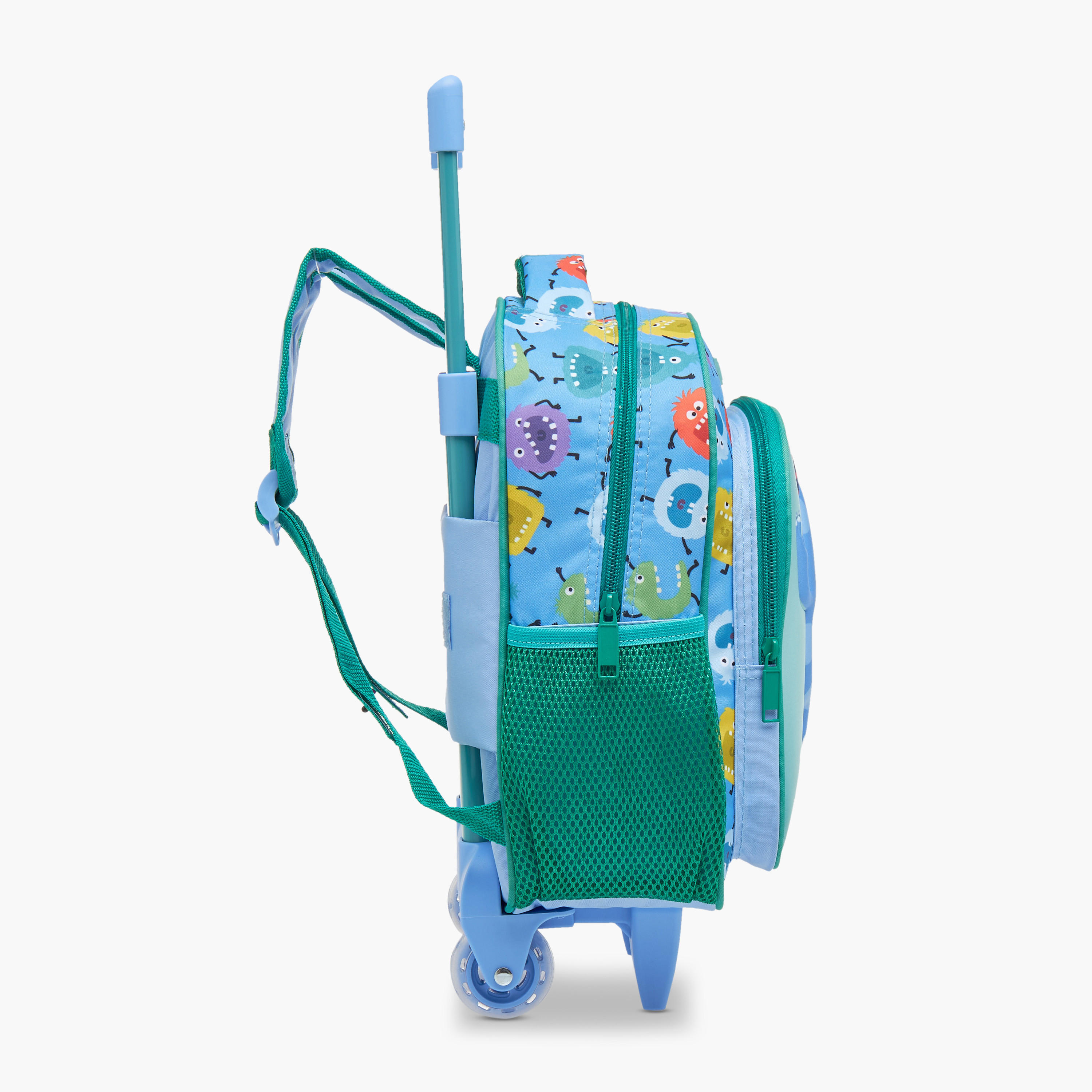 MUST Printed 3-Piece School Trolley Bag Set for Boys 2-5 Years with Lunch Bag and Pencil Pouch -school-bagsandbackpacks-trolleybags-image-4
