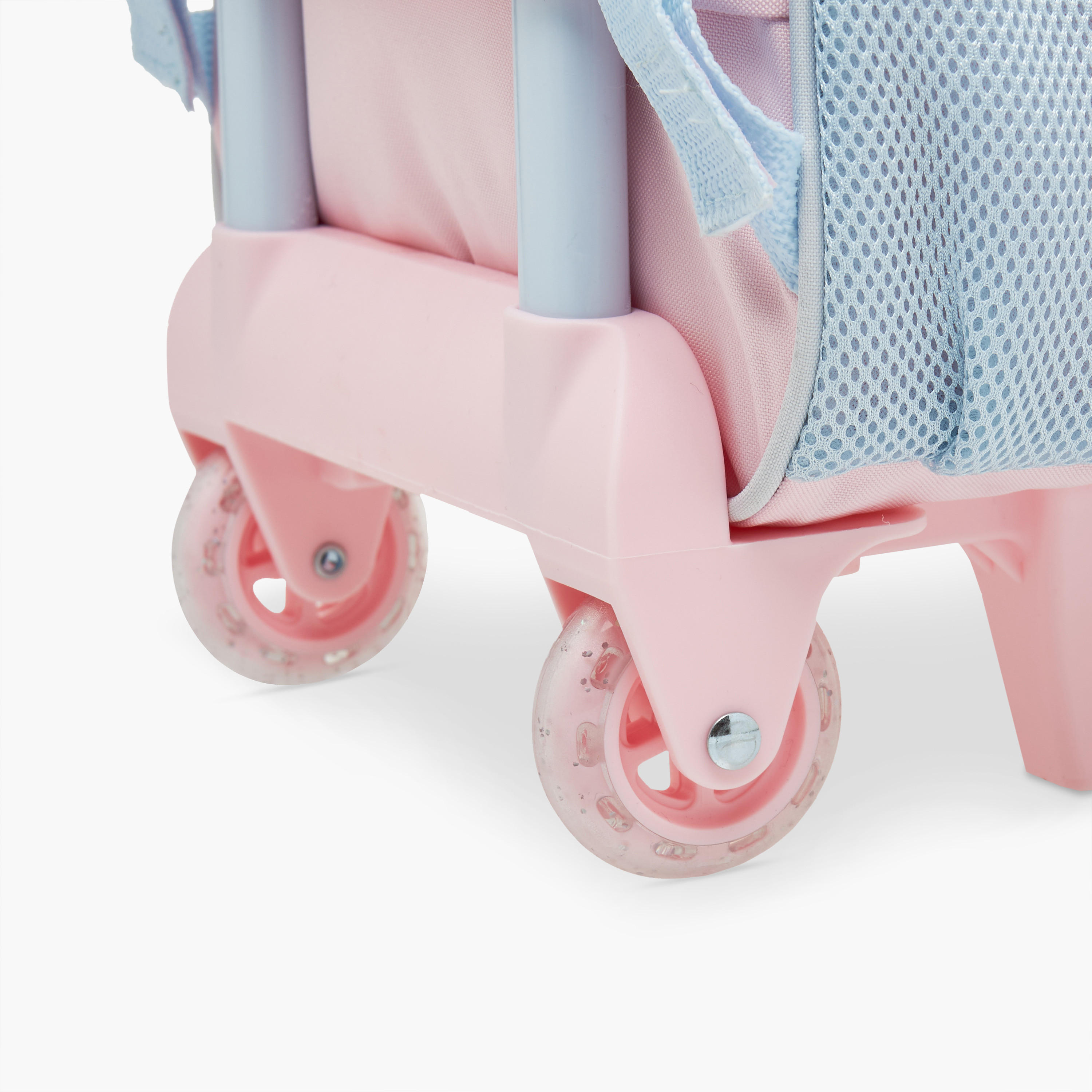 طقم شنطة ترولي مدرسية 3 قطع للبنات 2-5 سنوات مع شنطة غداء ومقلمة بطبعات من ماست-school-bagsandbackpacks-trolleybags-image-12