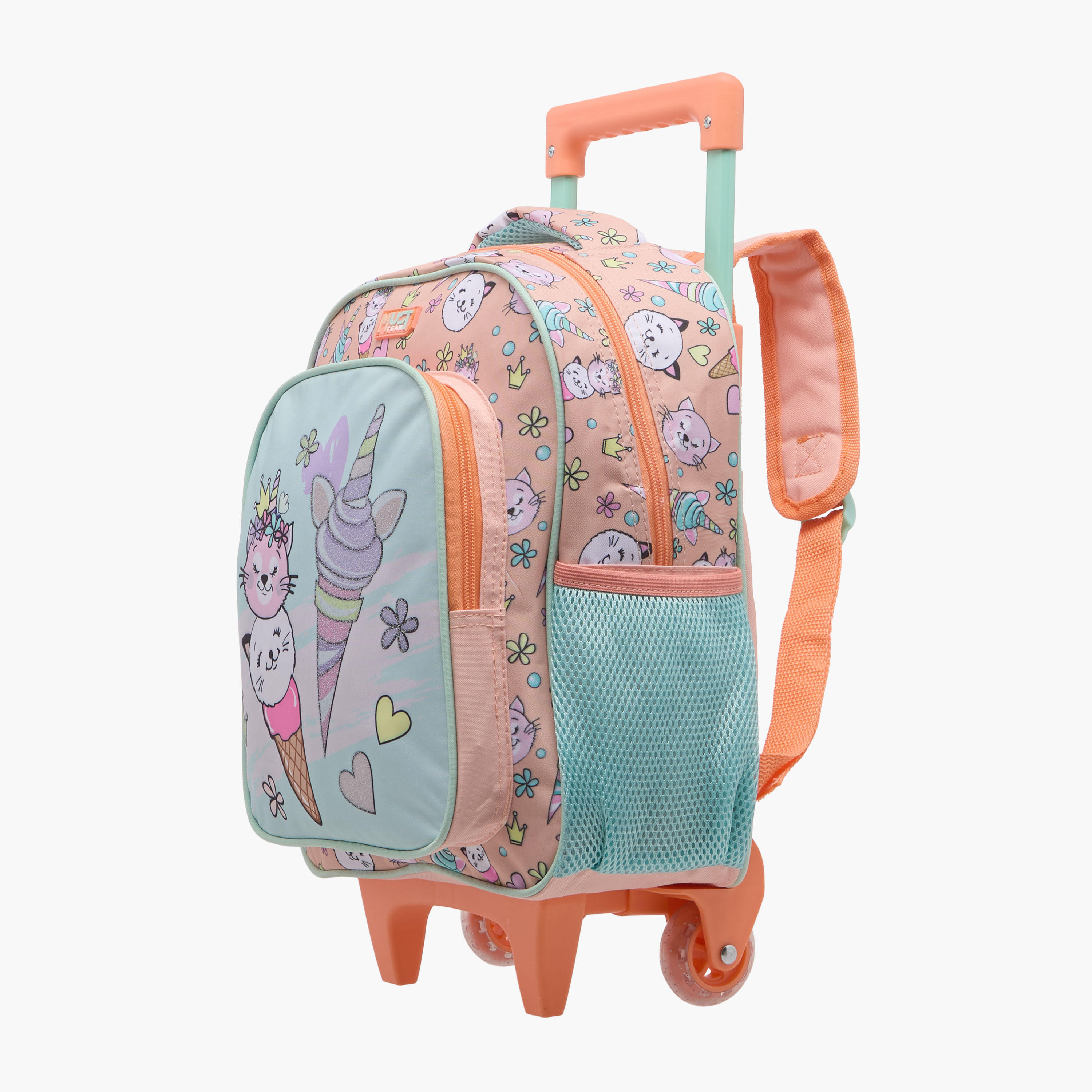 MUST Cats 3-Piece School Trolley Bag Set for Girls 2-5 Years with Lunch Bag and Pencil Pouch -school-bagsandbackpacks-trolleybags-image-4