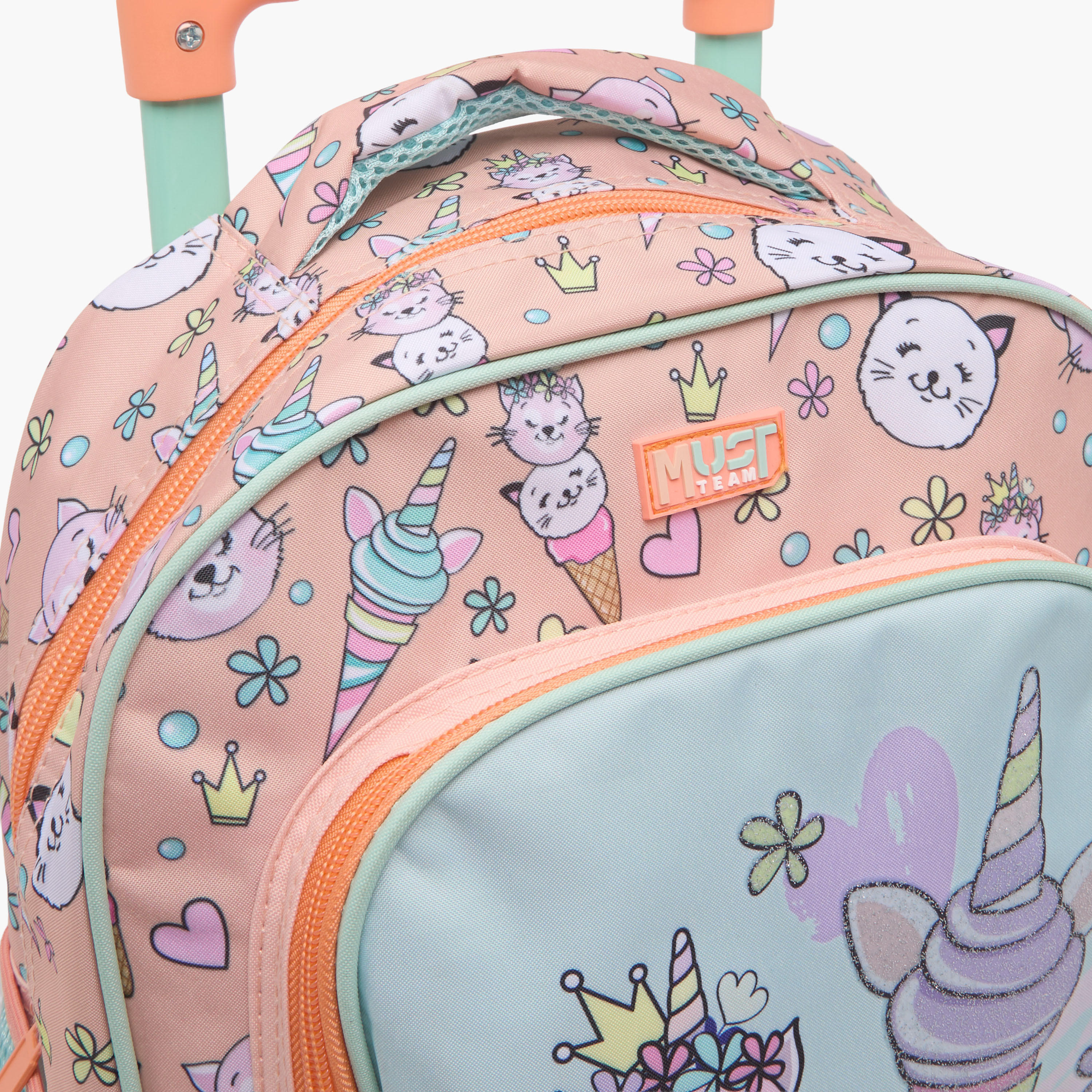 MUST Cats 3-Piece School Trolley Bag Set for Girls 2-5 Years with Lunch Bag and Pencil Pouch -school-bagsandbackpacks-trolleybags-image-7