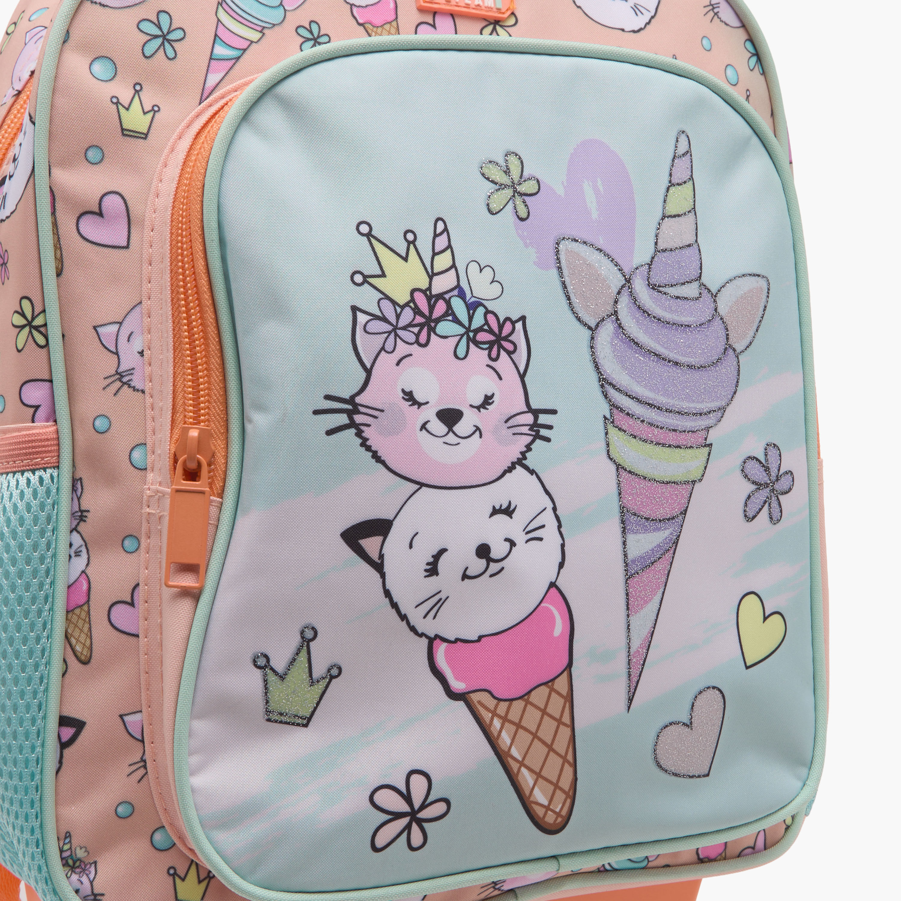MUST Cats 3-Piece School Trolley Bag Set for Girls 2-5 Years with Lunch Bag and Pencil Pouch -school-bagsandbackpacks-trolleybags-image-8