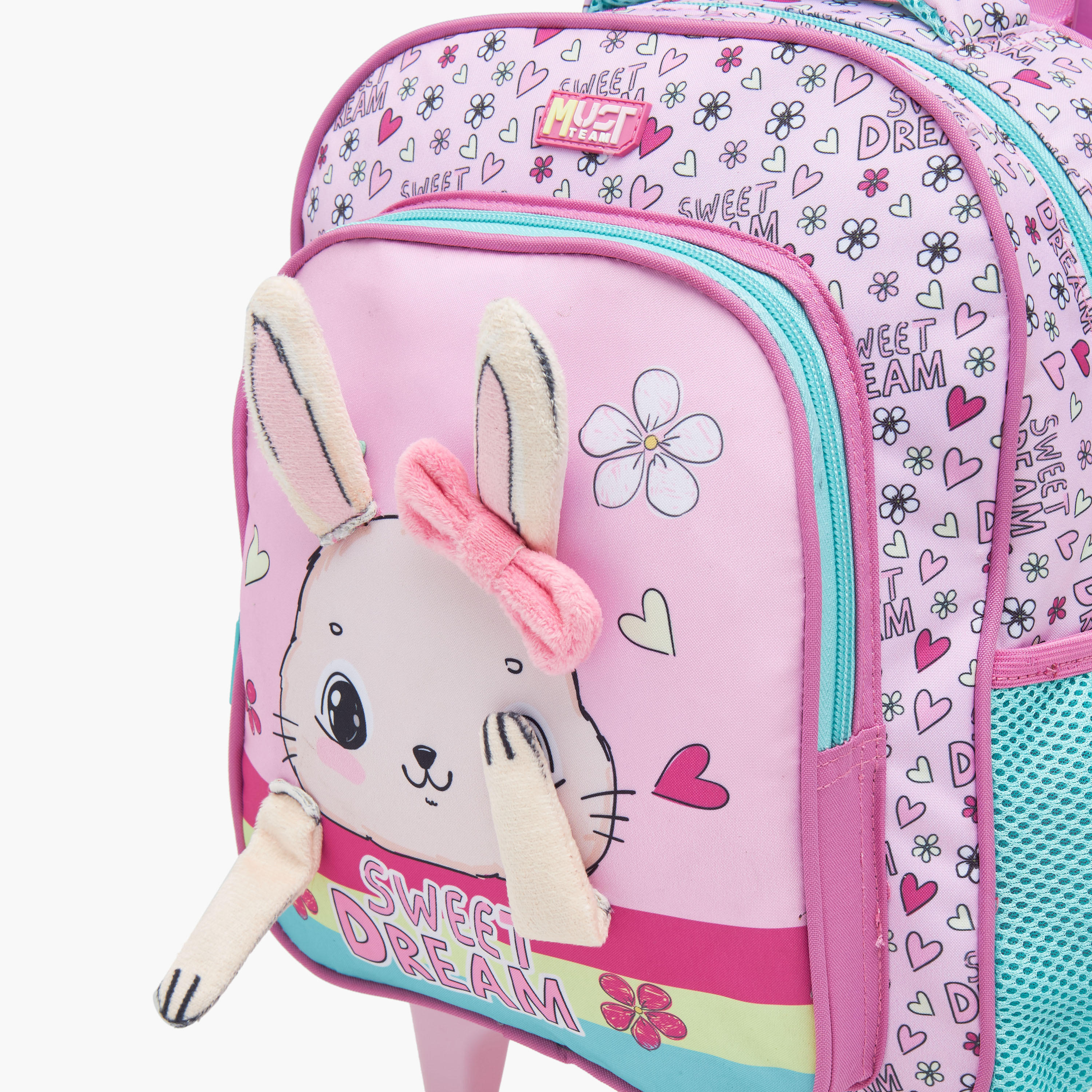 MUST Animal Print 3-Piece School Trolley Bag Set for Girls 2-5 Years with Lunch Bag and Pencil Pouch -school-bagsandbackpacks-trolleybags-image-11