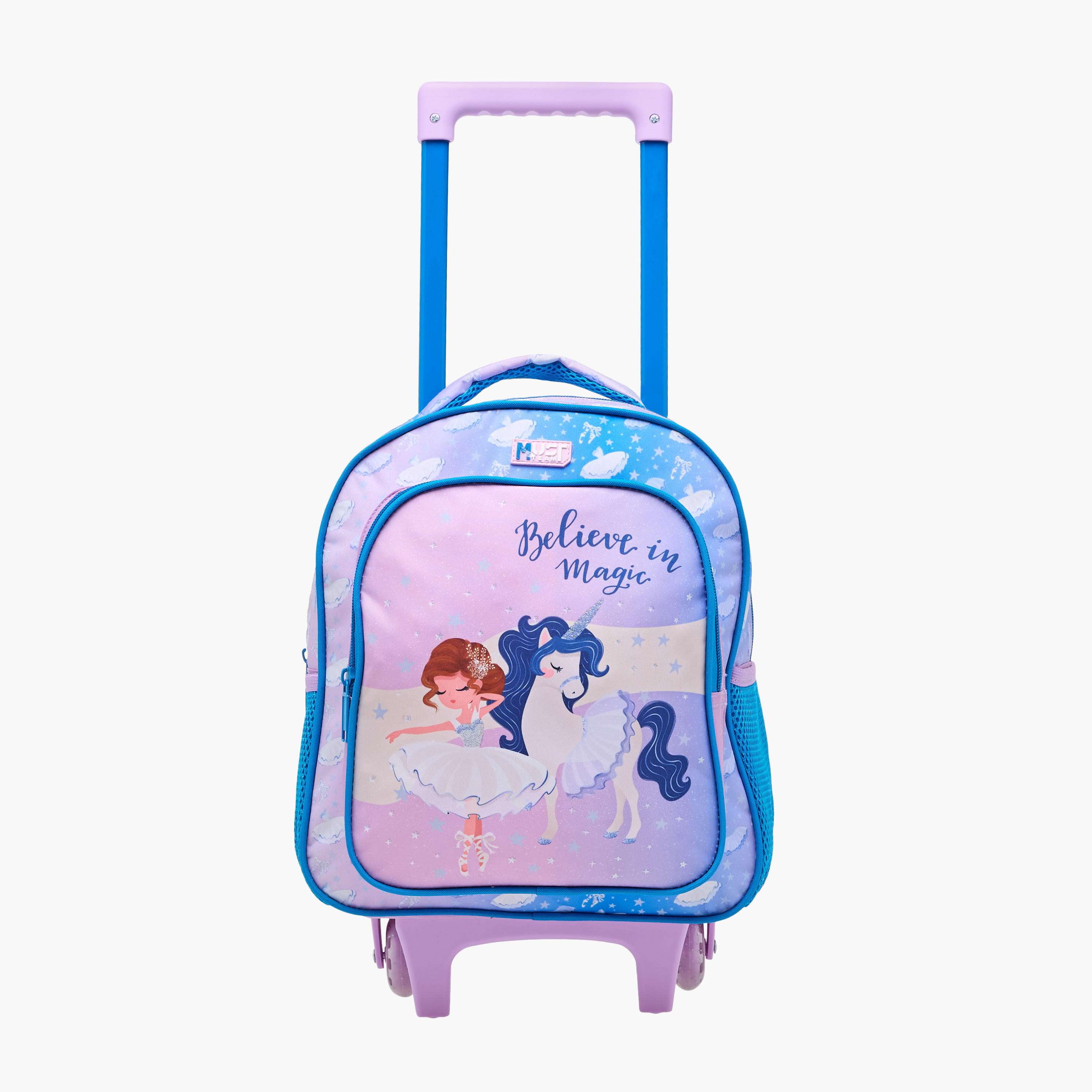 MUST Printed 3-Piece School Trolley Bag Set for Girls 2-5 Years with Lunch Bag and Pencil Pouch -school-bagsandbackpacks-trolleybags-image-10