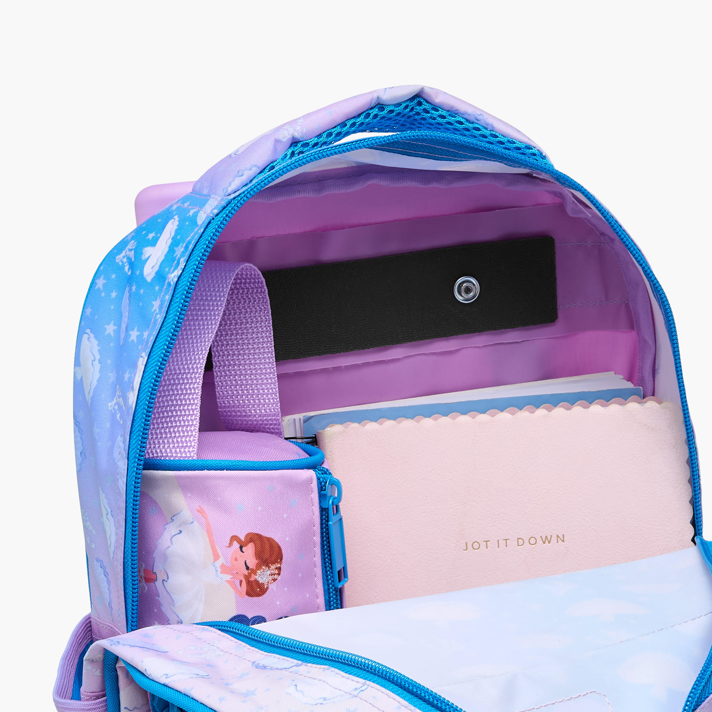 MUST Printed 3-Piece School Trolley Bag Set for Girls 2-5 Years with Lunch Bag and Pencil Pouch -school-bagsandbackpacks-trolleybags-image-4