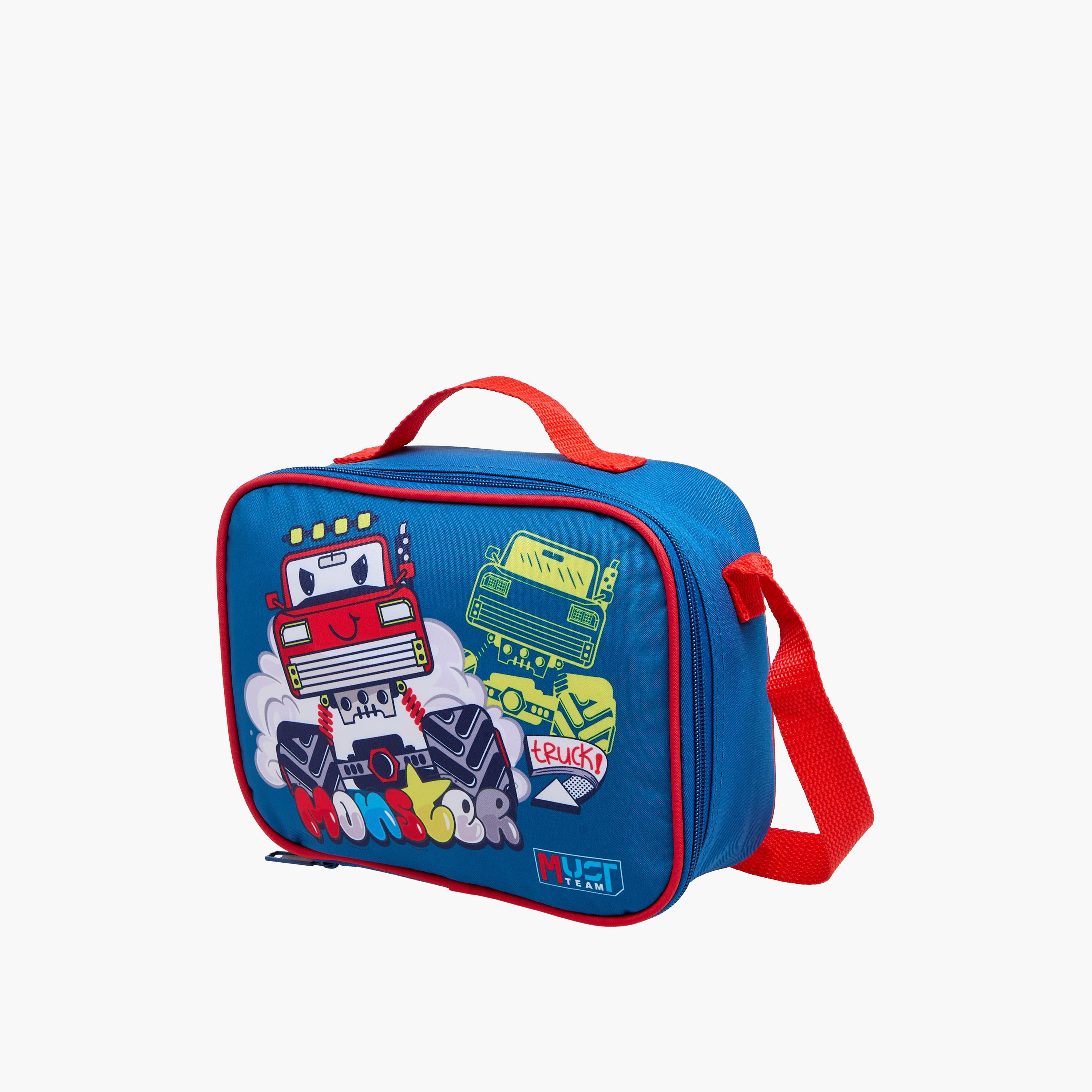 MUST 3-Piece Monster Truck Print Backpack Set - 27x10x31 cms-school-bagsandbackpacks-sets-image-11