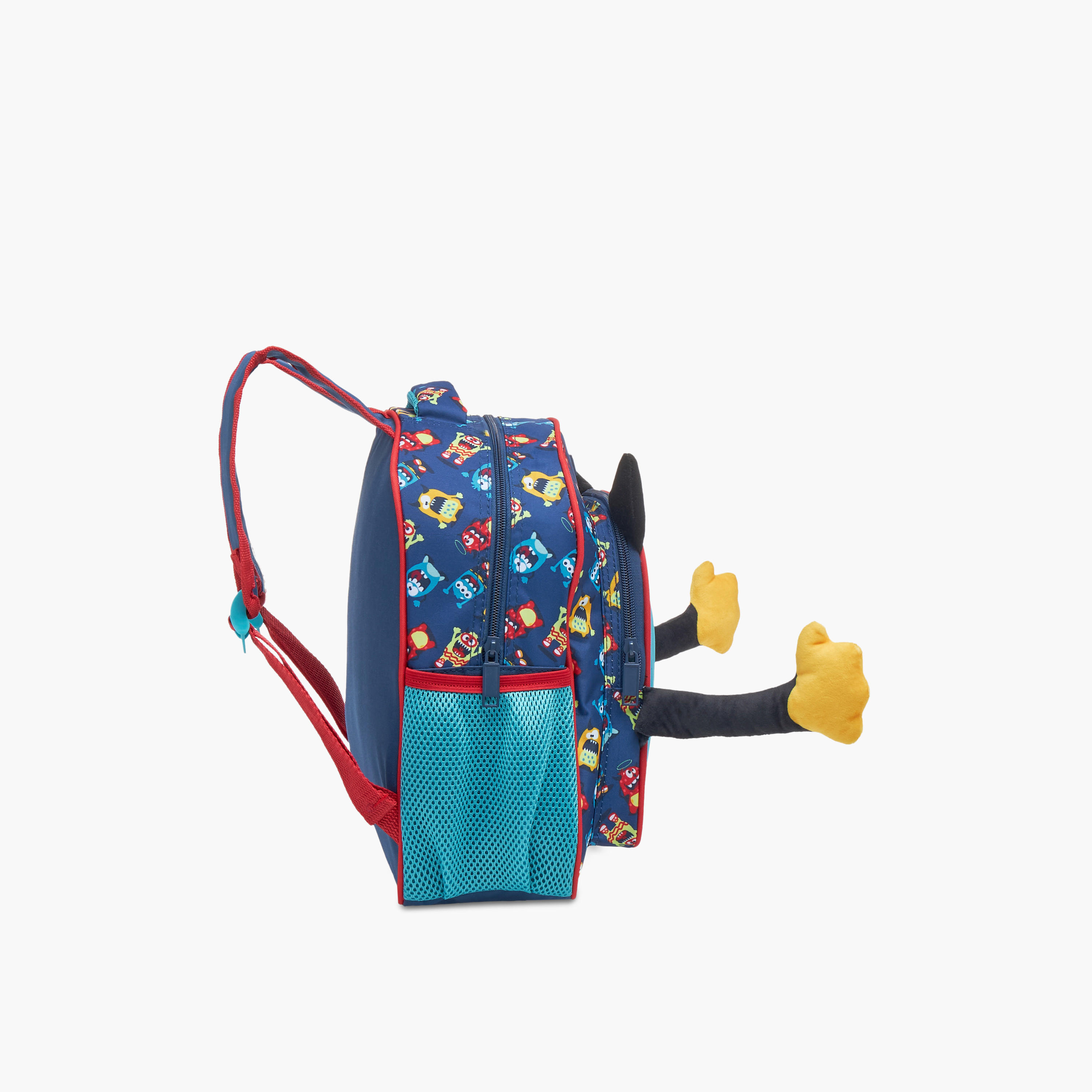 MUST 3-Piece Monster Print Backpack Set - 27x10x31 cms-school-bagsandbackpacks-sets-image-6