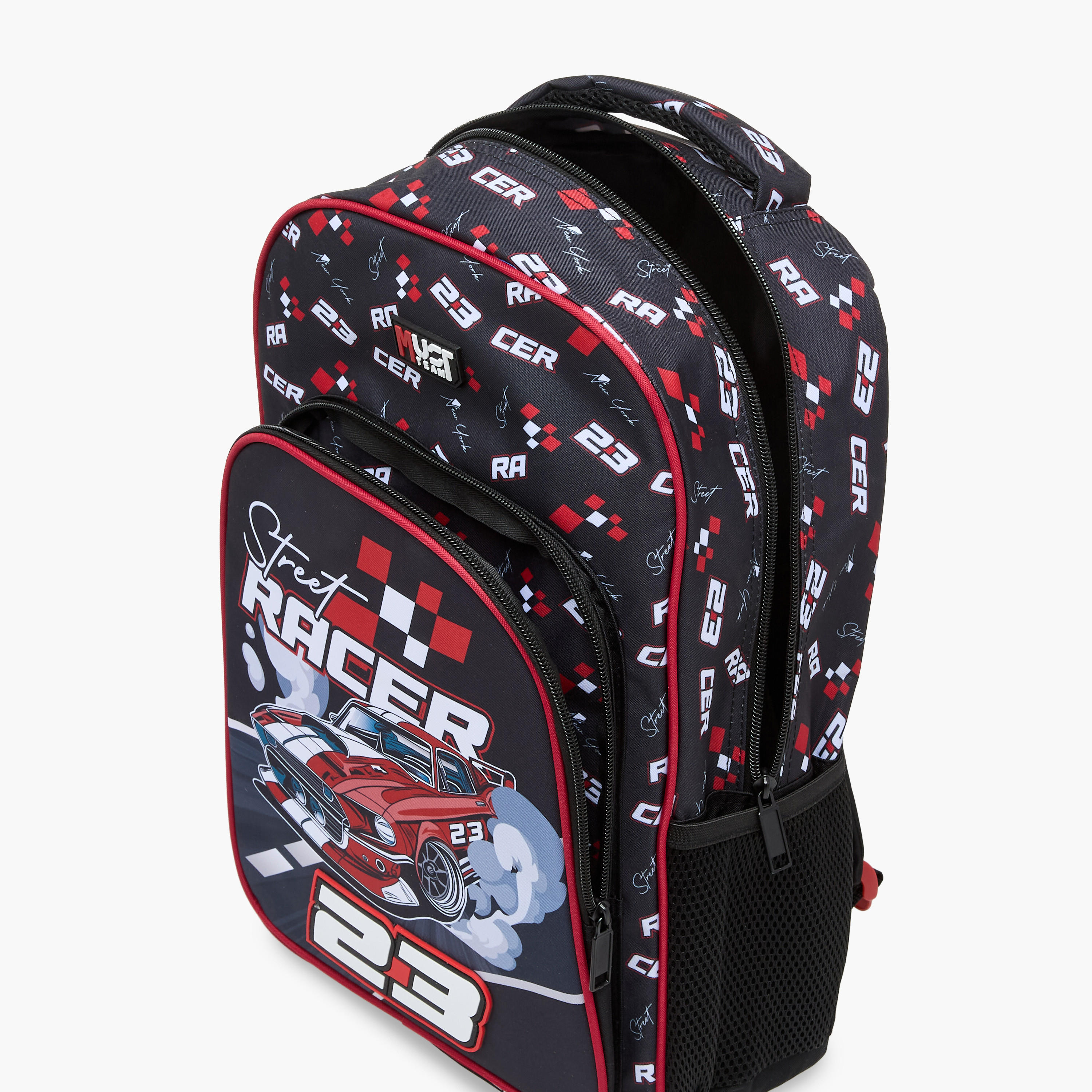 مجموعة شنطة ظهر 5 قطع بطبعات من موست - 43x30x13 سم-school-bagsandbackpacks-backpacks-image-12