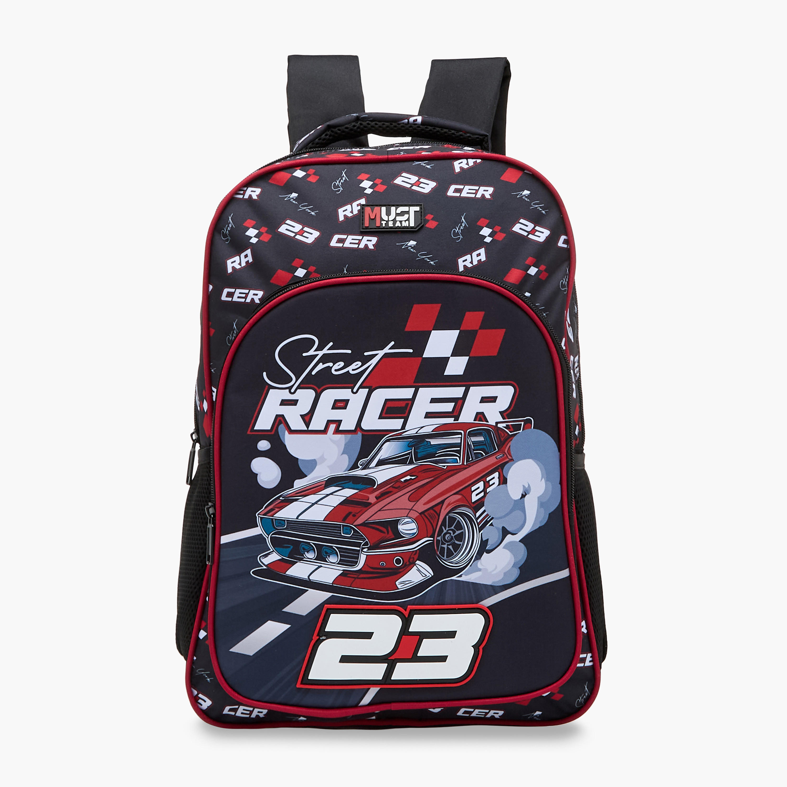مجموعة شنطة ظهر 5 قطع بطبعات من موست - 43x30x13 سم-school-bagsandbackpacks-backpacks-image-4