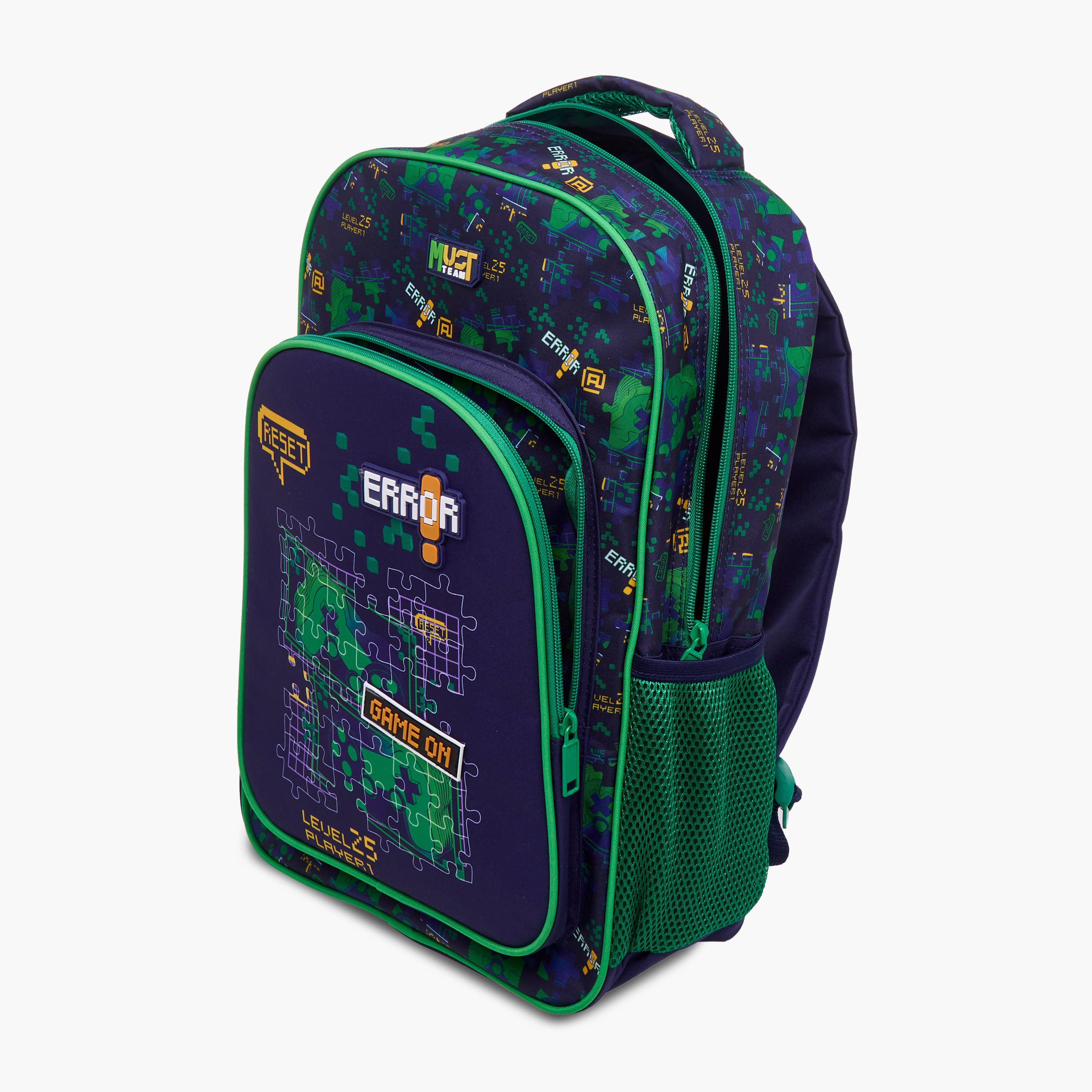 طقم شنطة ظهر 5 قطع بطبعات ألعاب 16 بوصة من ماست - 43×30×13 سم-school-bagsandbackpacks-backpacks-image-12