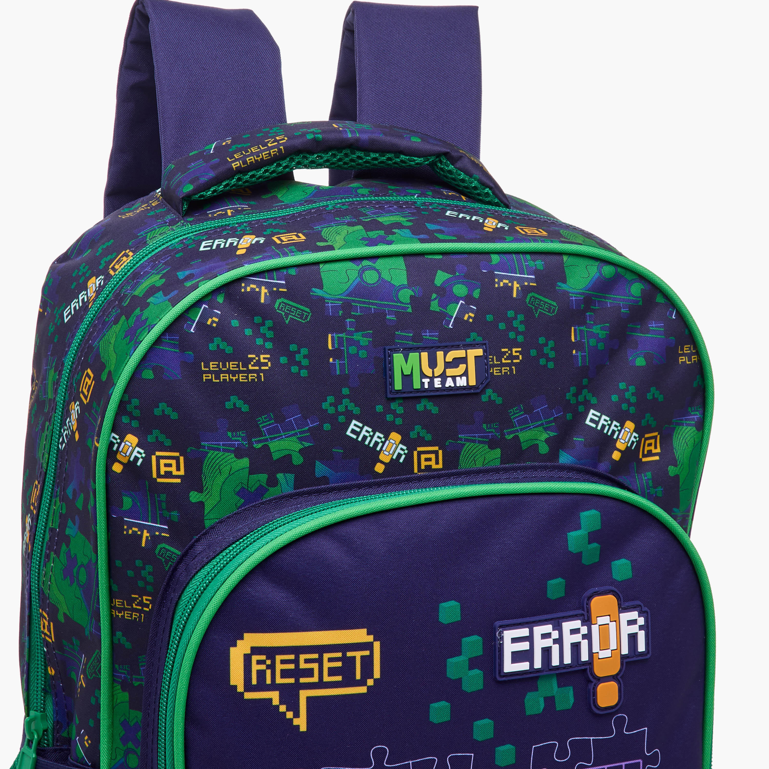 طقم شنطة ظهر 5 قطع بطبعات ألعاب 16 بوصة من ماست - 43×30×13 سم-school-bagsandbackpacks-backpacks-image-11