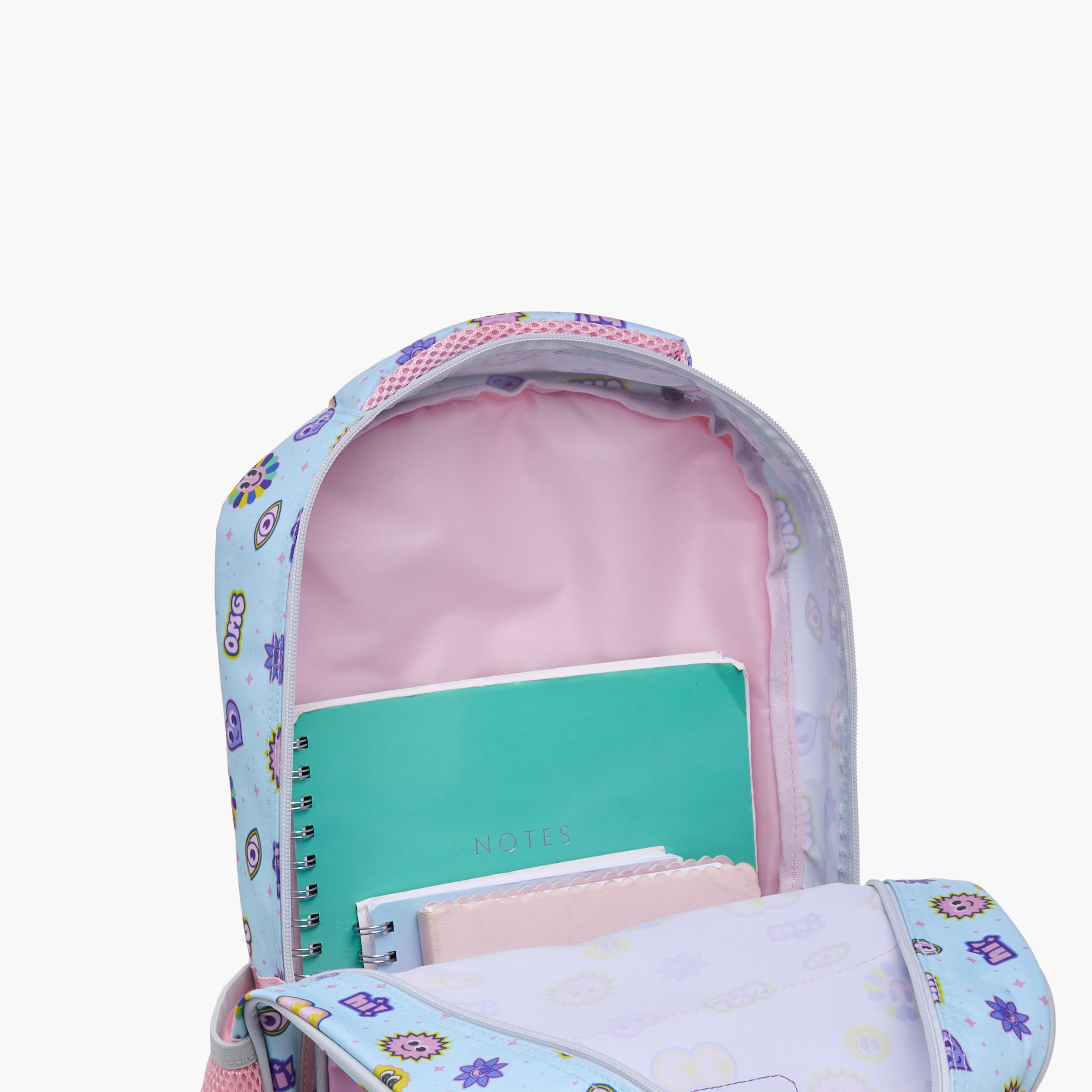 MUST 5-Piece Printed 16-inch Trolley Backpack Set - 43x30x13 cms-school-bagsandbackpacks-trolleybags-image-11