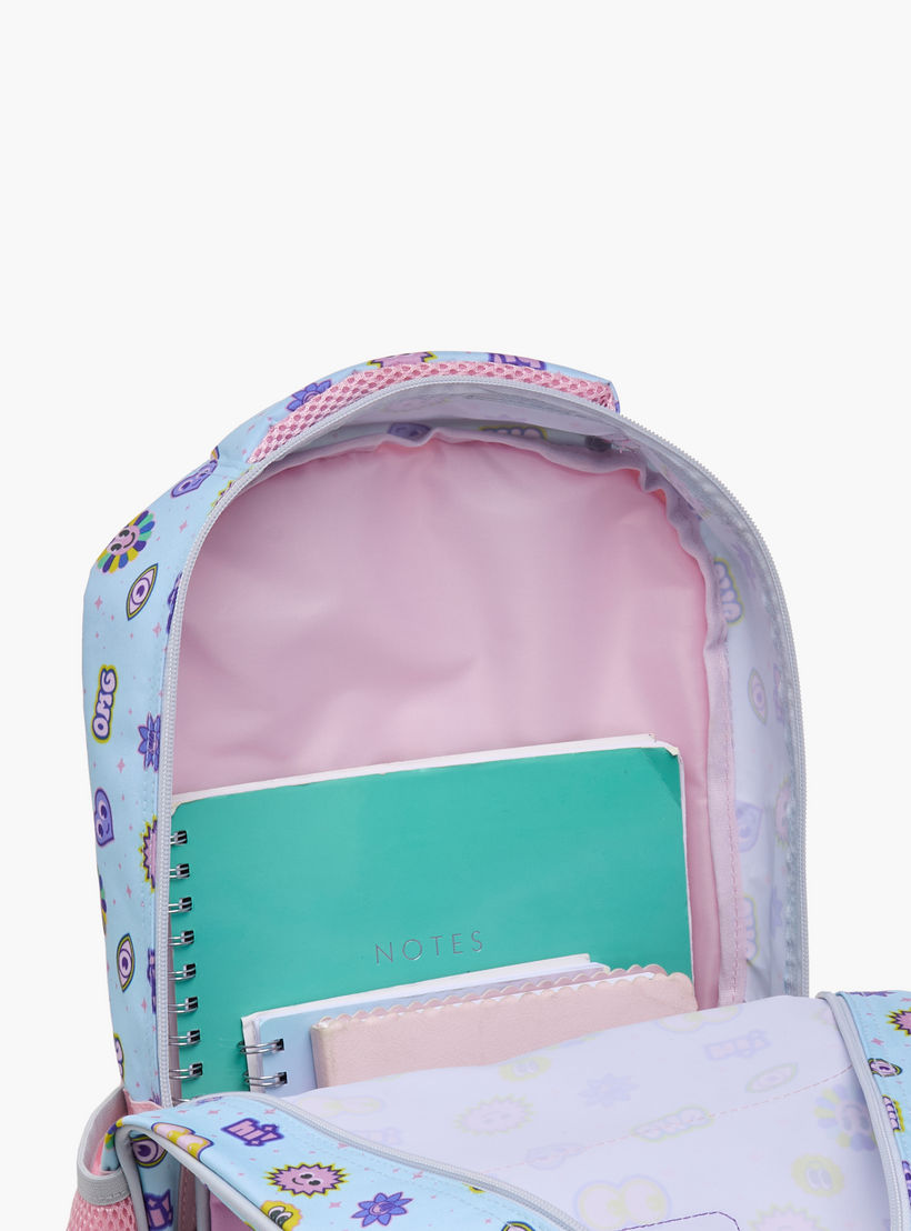 MUST 5-Piece Printed 16-inch Trolley Backpack Set - 43x30x13 cms-school-bagsandbackpacks-trolleybags-image-11