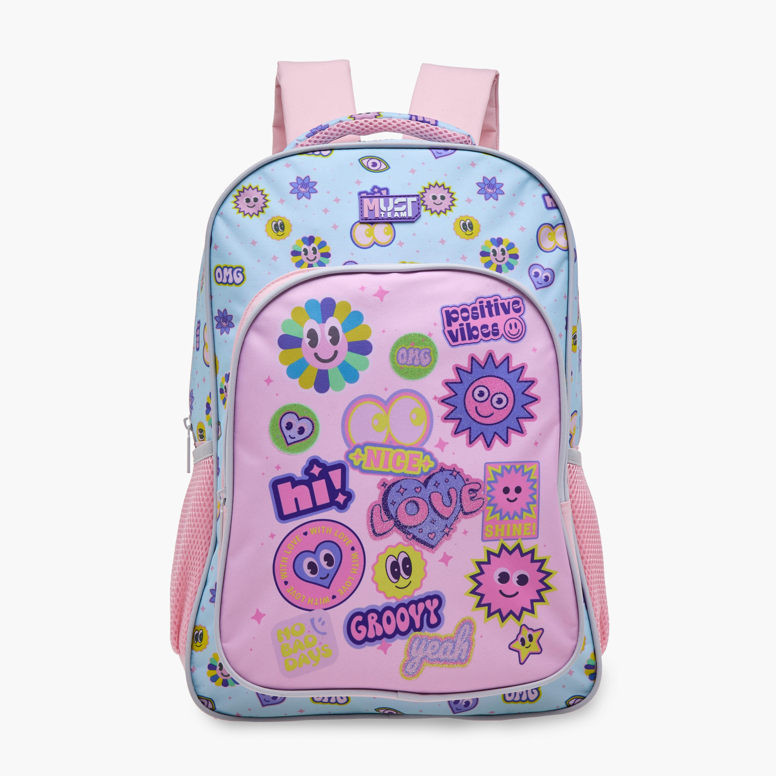 MUST 5-Piece Printed 16-inch Trolley Backpack Set - 43x30x13 cms-school-bagsandbackpacks-trolleybags-image-2