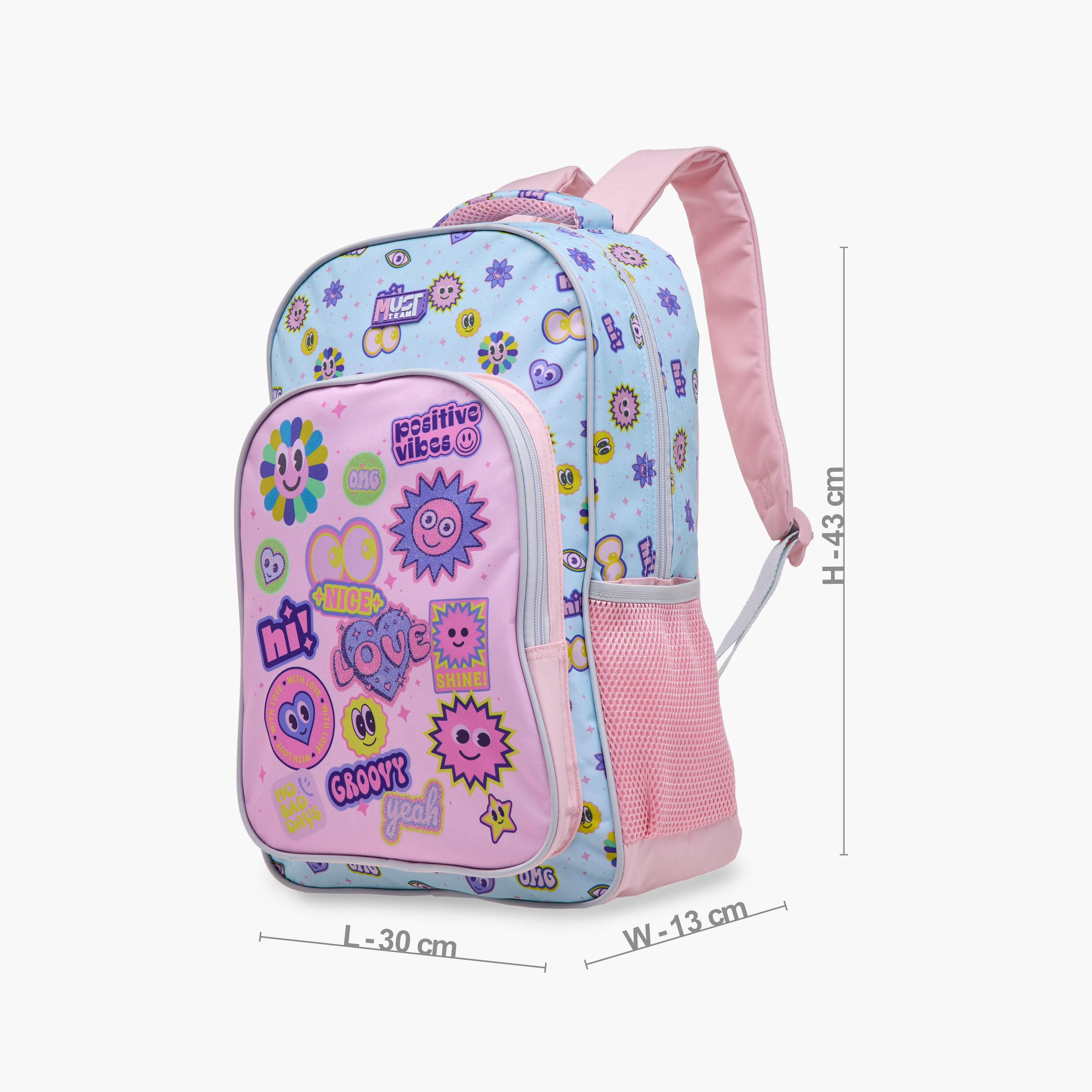 MUST 5-Piece Printed 16-inch Trolley Backpack Set - 43x30x13 cms-school-bagsandbackpacks-trolleybags-image-3