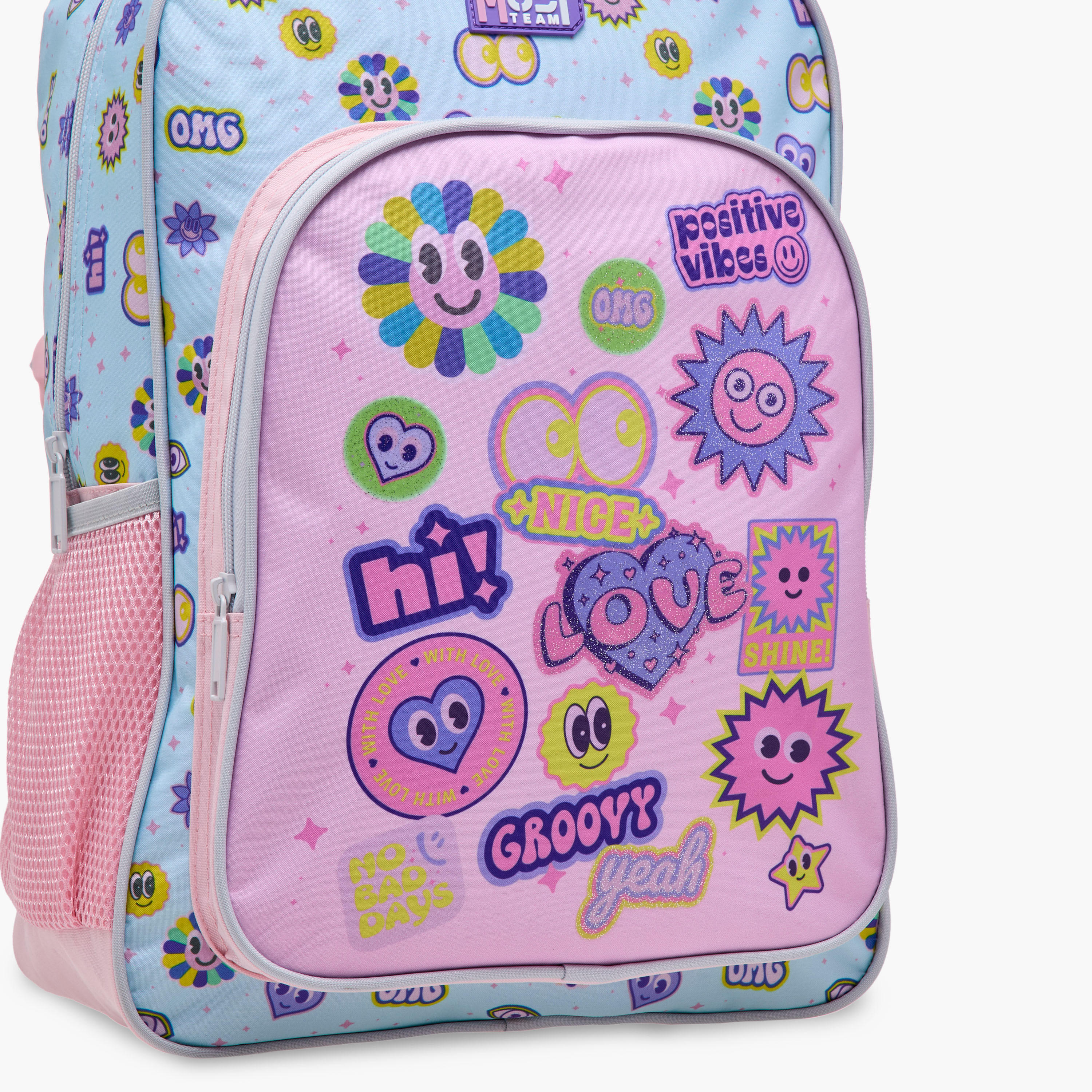 MUST 5-Piece Printed 16-inch Trolley Backpack Set - 43x30x13 cms-school-bagsandbackpacks-trolleybags-image-8