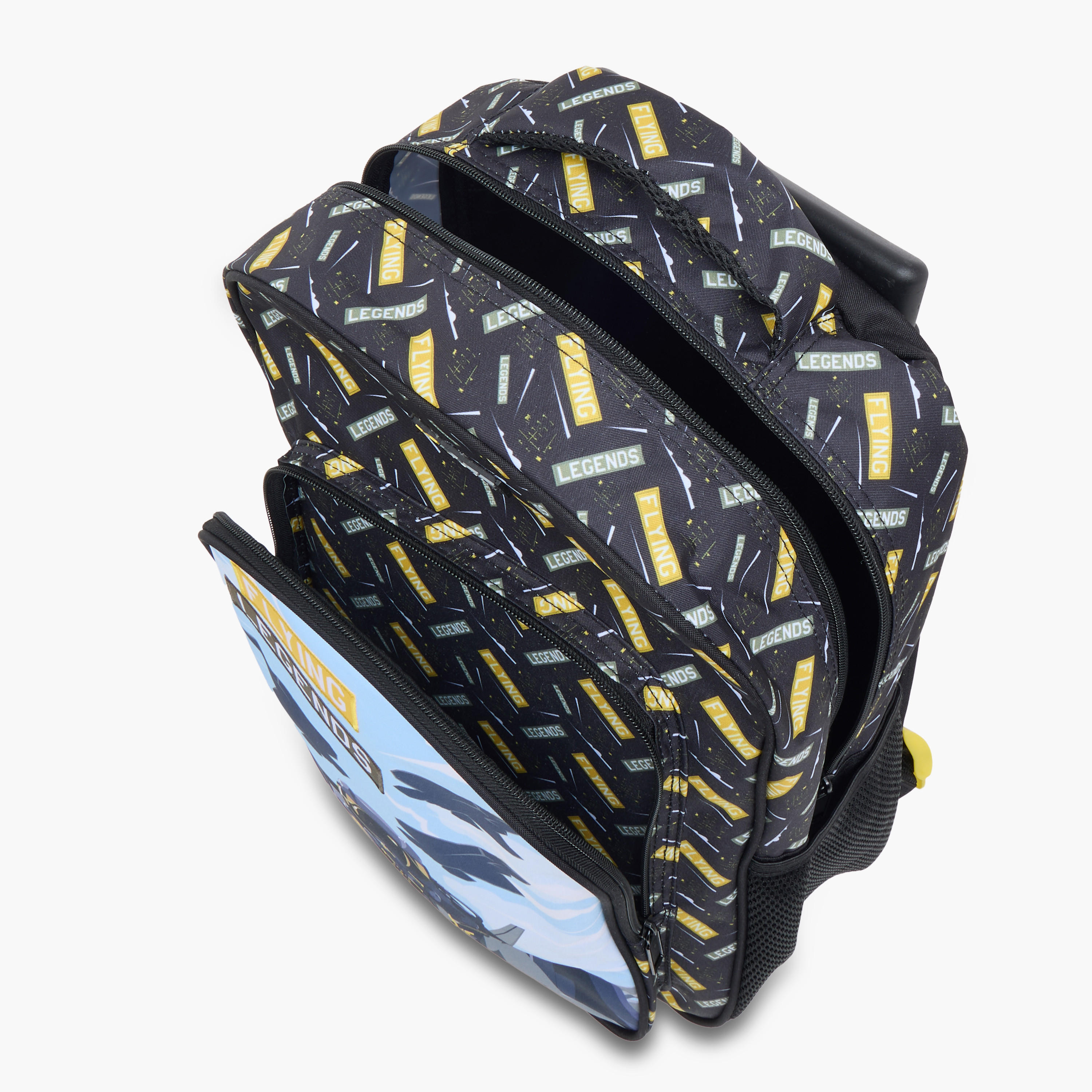 طقم شنطة ظهر ترولي 16 بوصة 5 قطع بطبعات من ماست - 43x30x13 سم-school-bagsandbackpacks-trolleybags-image-17