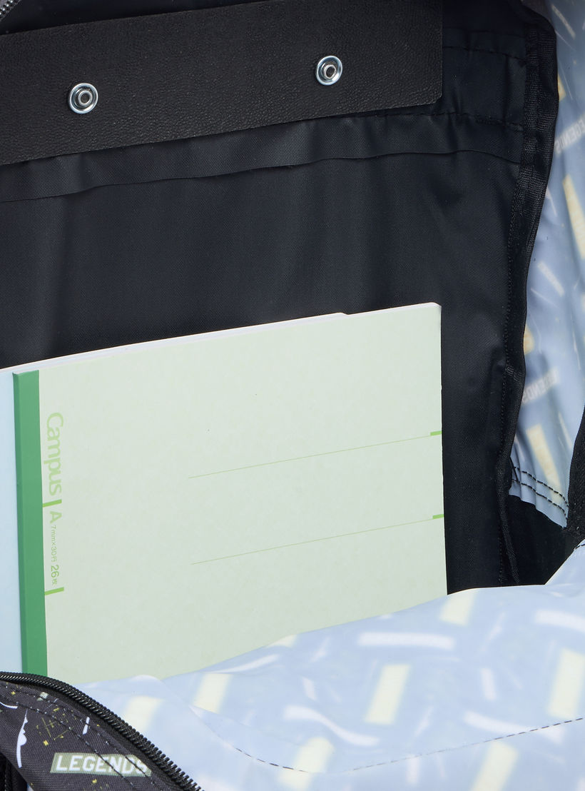 طقم شنطة ظهر ترولي 16 بوصة 5 قطع بطبعات من ماست - 43x30x13 سم-school-bagsandbackpacks-trolleybags-image-18