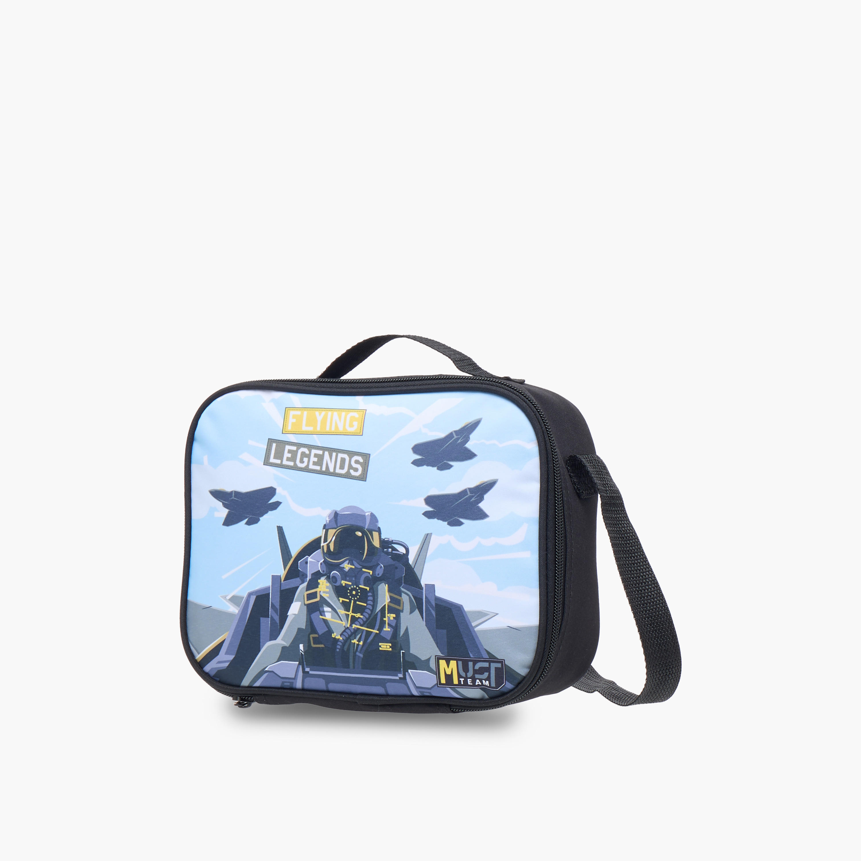 طقم شنطة ظهر ترولي 16 بوصة 5 قطع بطبعات من ماست - 43x30x13 سم-school-bagsandbackpacks-trolleybags-image-20