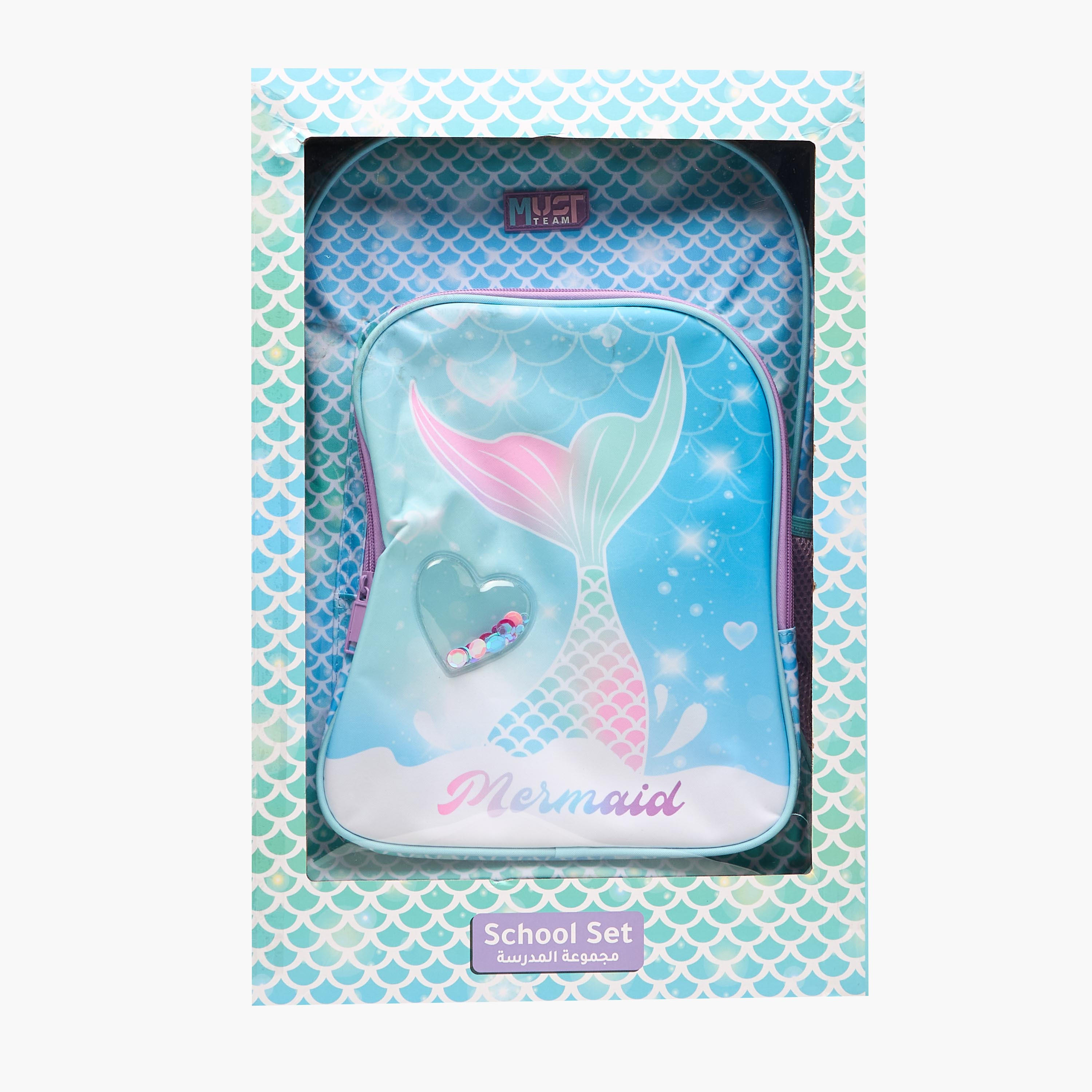 MUST Mermaid 5-Piece School Trolley Bag Set for Girls 5-8 Years with Lunch Bag and Pencil Pouch -school-bagsandbackpacks-trolleybags-image-19
