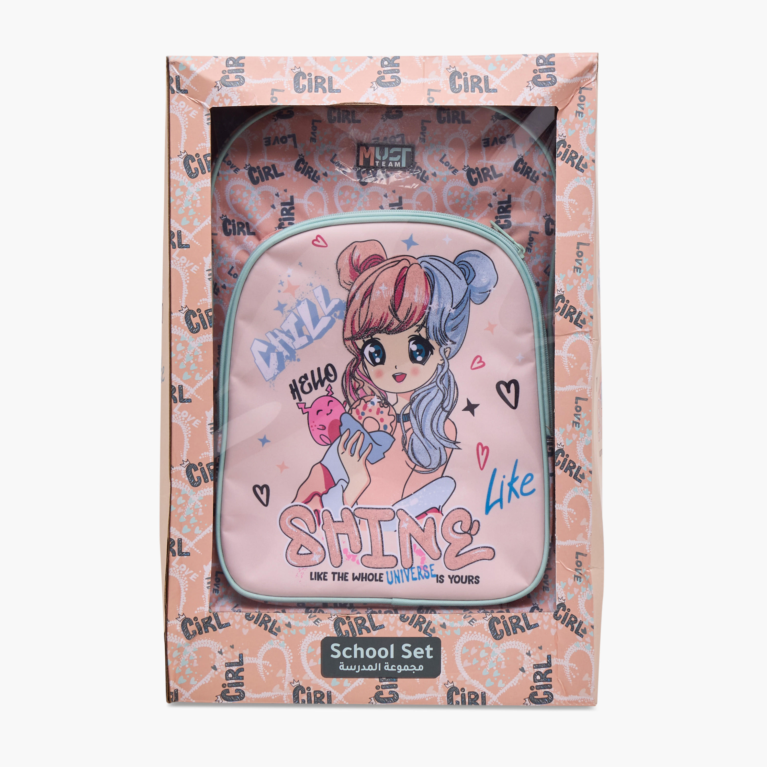 MUST Printed 5-Piece School Trolley Bag Set for Girls 5-8 Years with Lunch Bag and Pencil Pouch -school-bagsandbackpacks-trolleybags-image-28